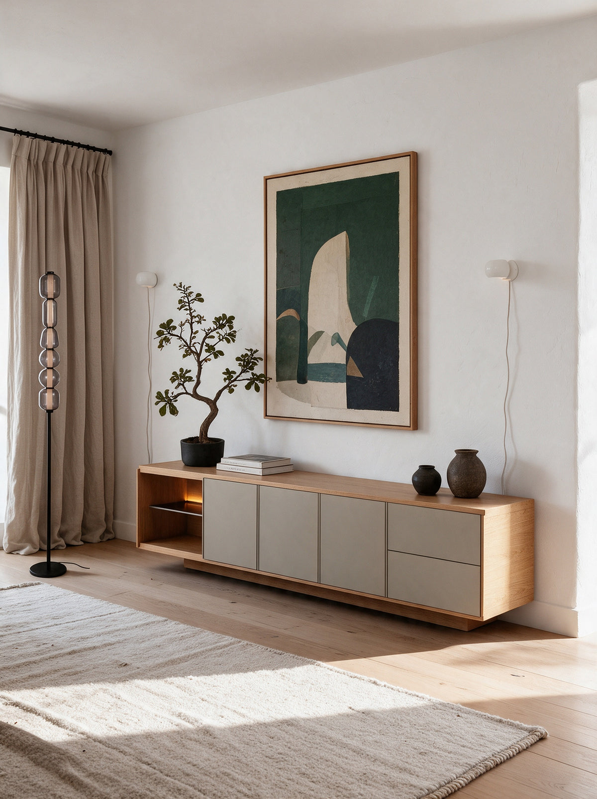 Sala com o HORIZON e o VAIVÉM