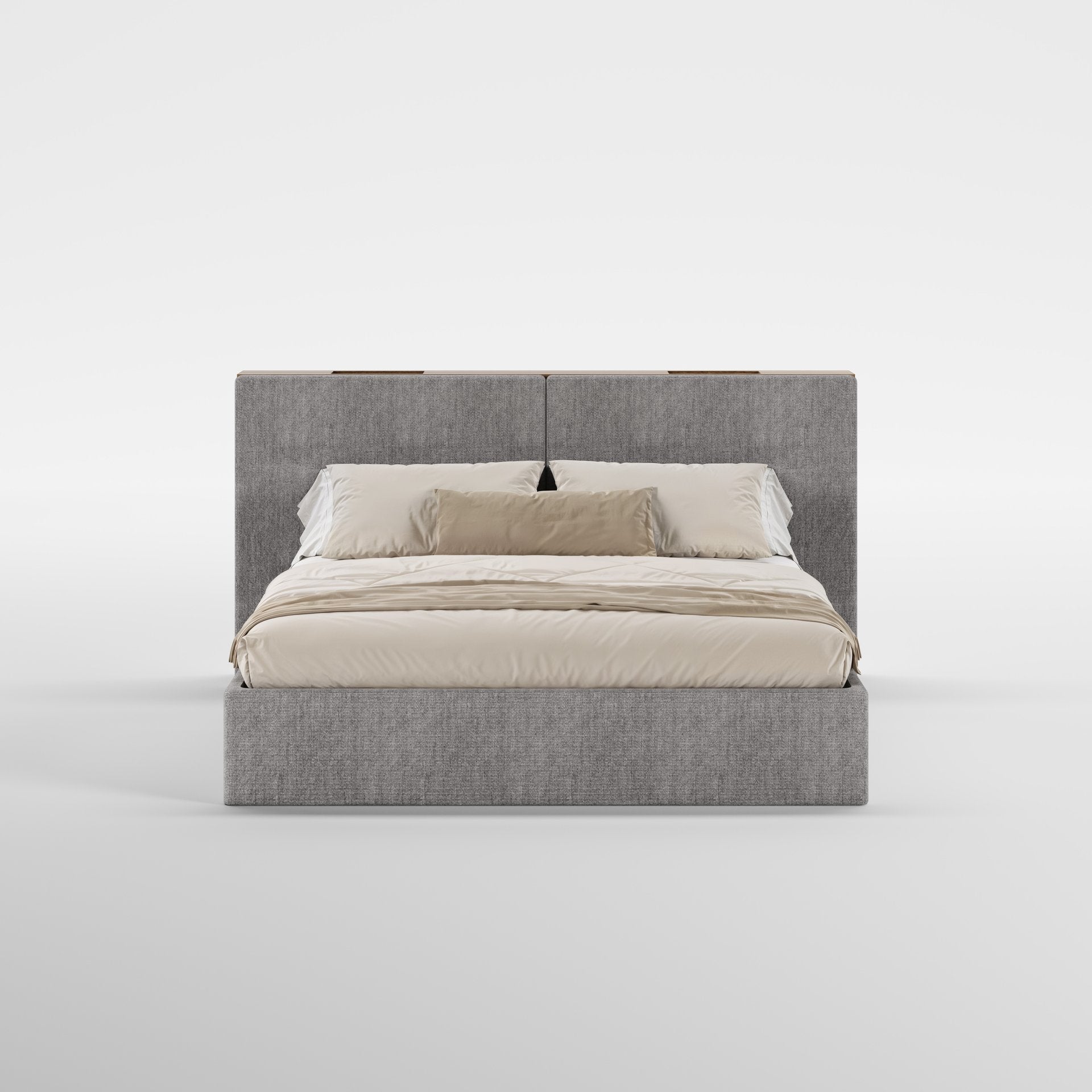FRAME SOMMIER (Madeira Eucalipto Fumado · Taupe)