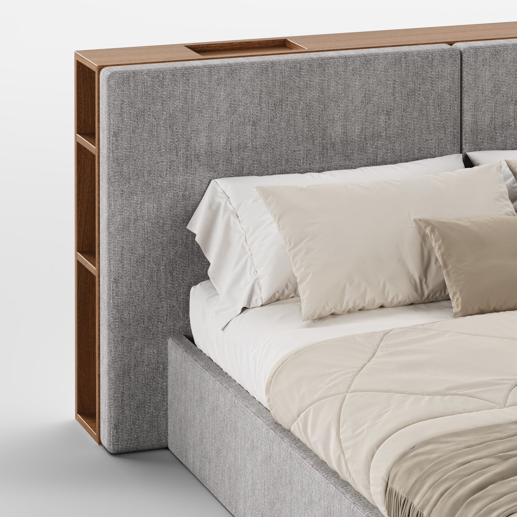 FRAME SOMMIER (Madeira Nogueira · Taupe)
