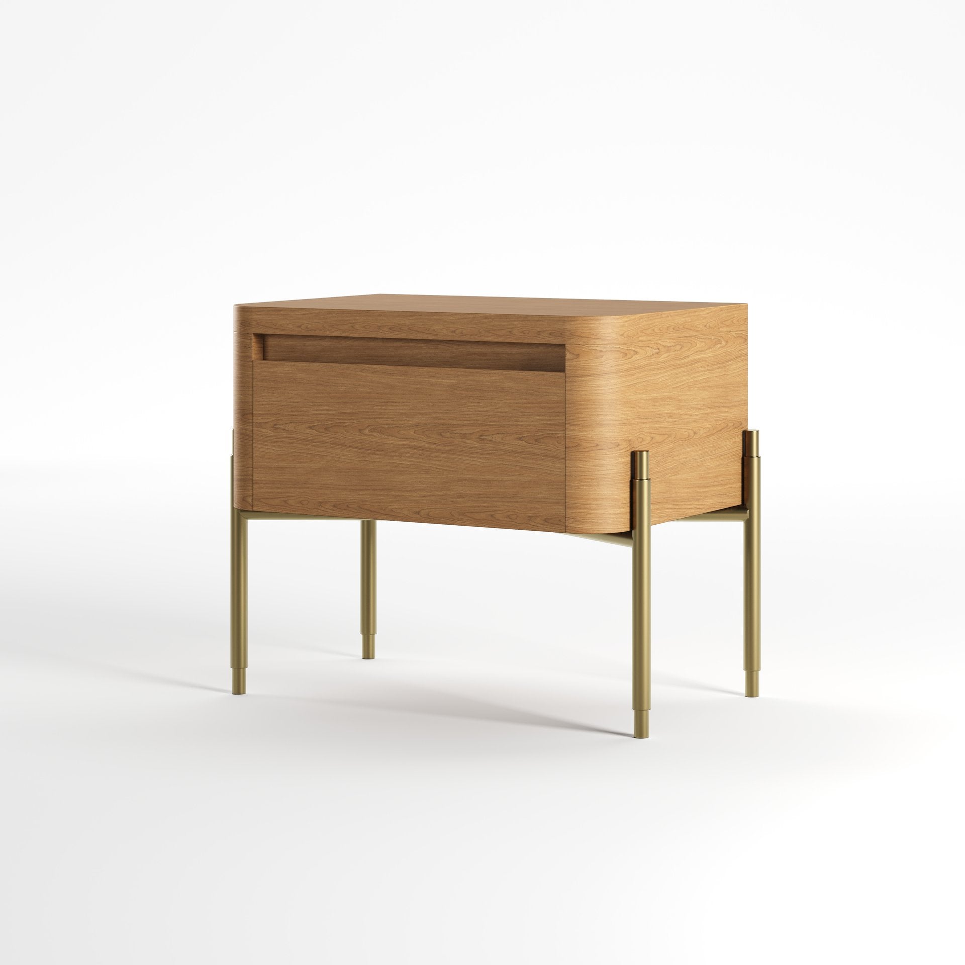MUSE (Madeira Carvalho · Dourado Escovado Mate)