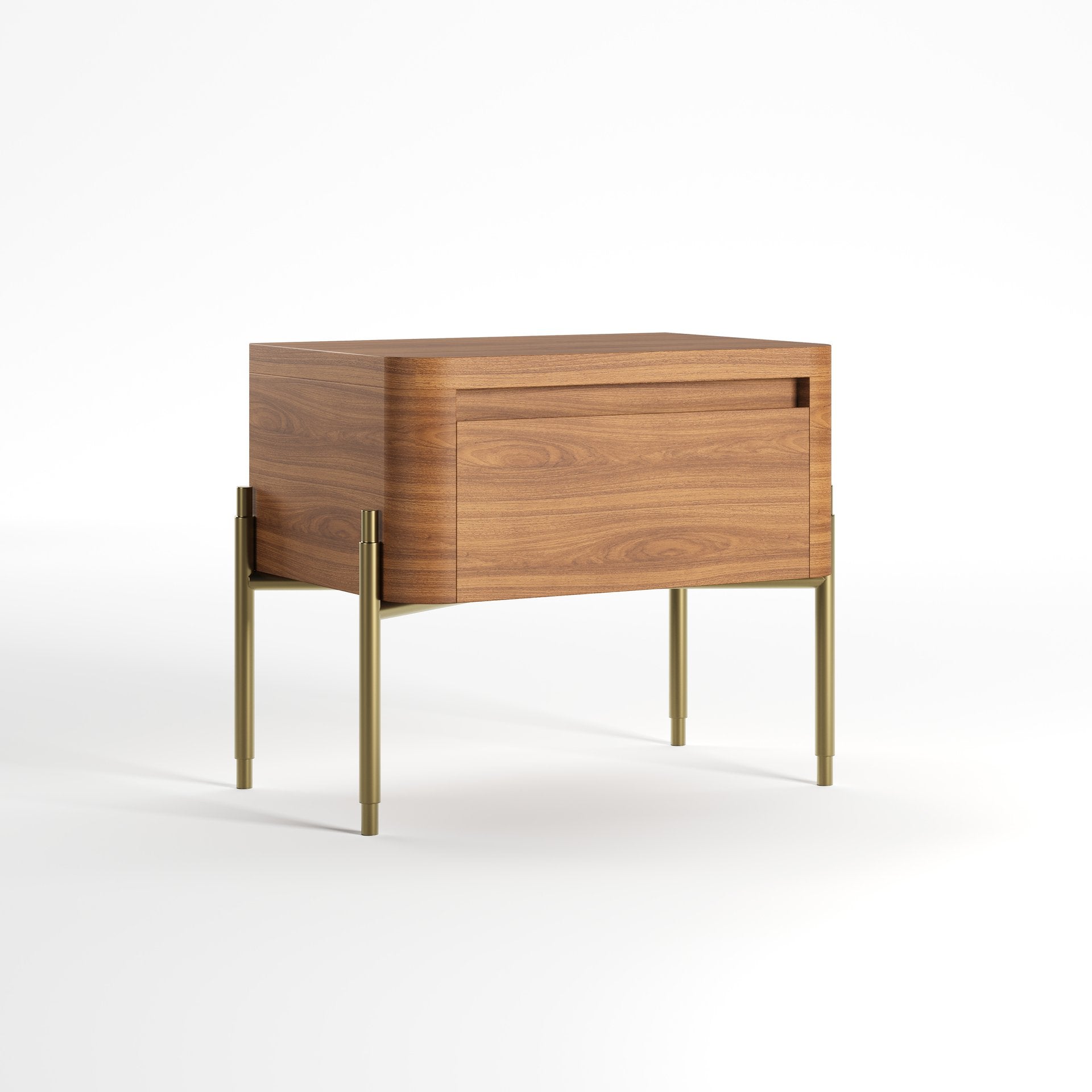 MUSE (Madeira Nogueira · Dourado Escovado Mate)