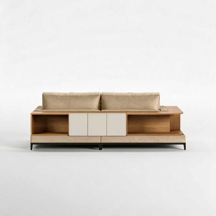 NOOK (Madeira Carvalho · Preto Mate · Aqua Gold)