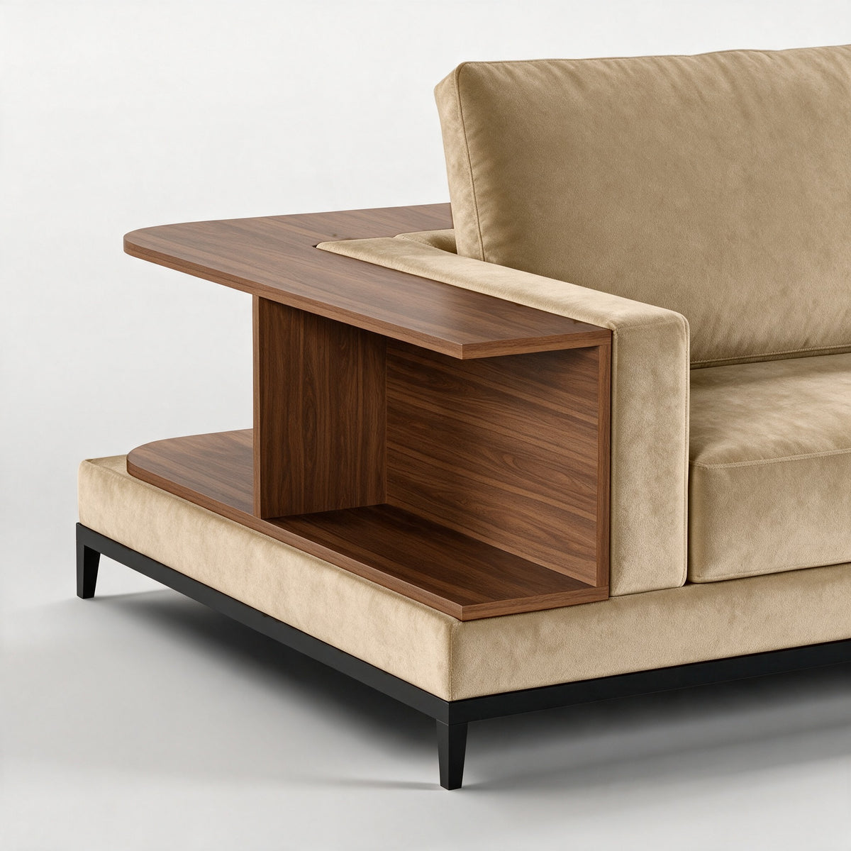 NOOK (Madeira Nogueira · Preto Mate · Aqua Gold)