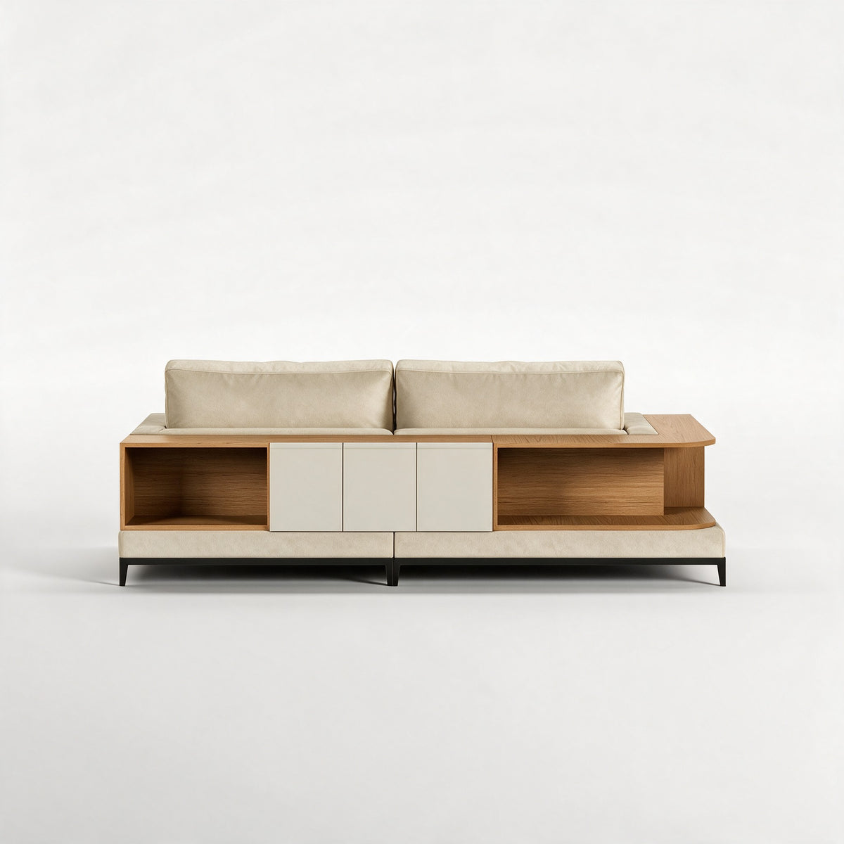 NOOK (Madeira Carvalho · Preto Mate · Aqua Soft)