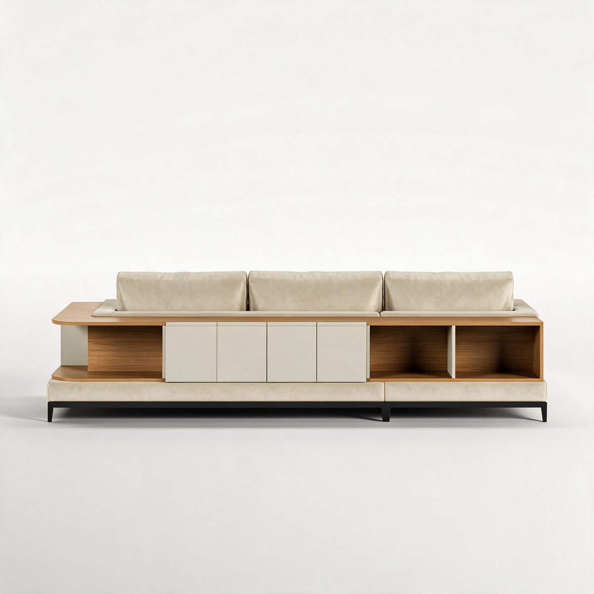 NOOK (Madeira Carvalho · Preto Mate · Aqua Soft)