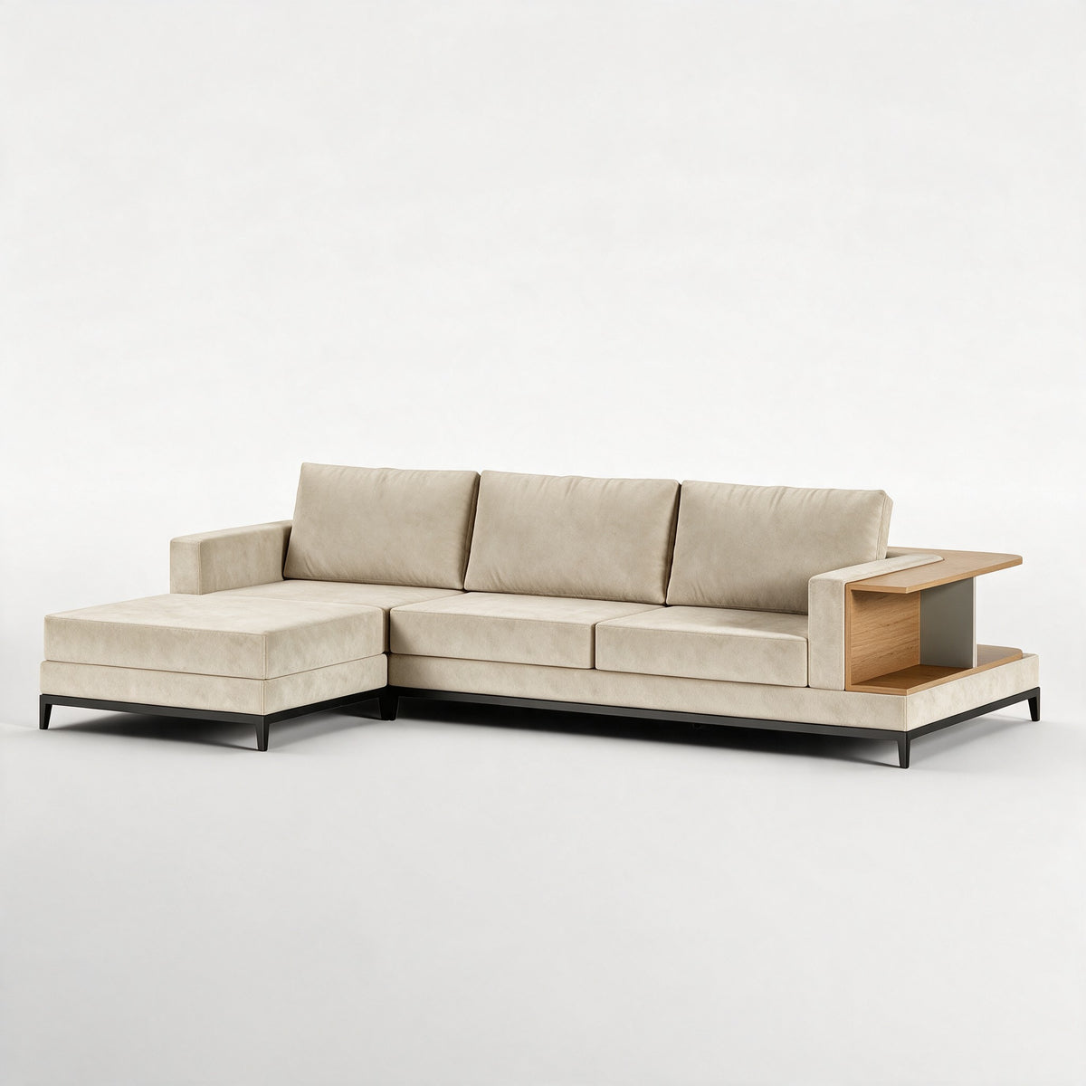 NOOK (Madeira Carvalho · Preto Mate · Aqua Soft)