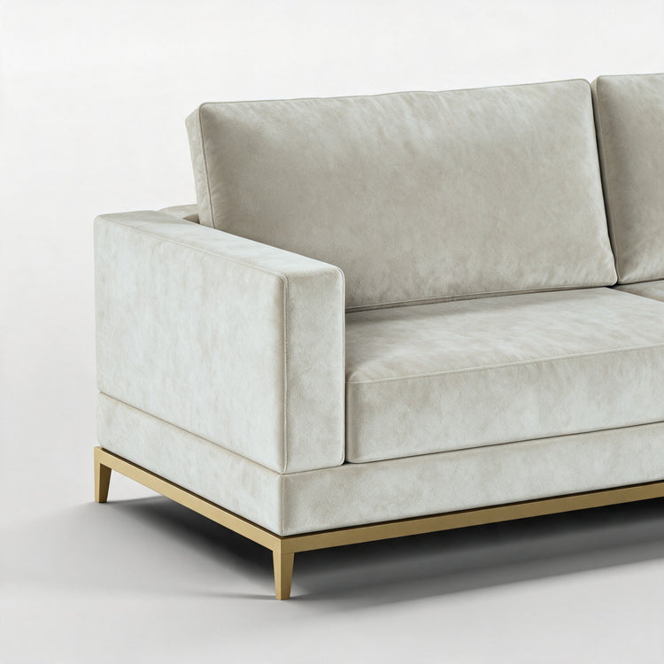 OPPUS (Dourado Escovado Mate · Aqua Sky)