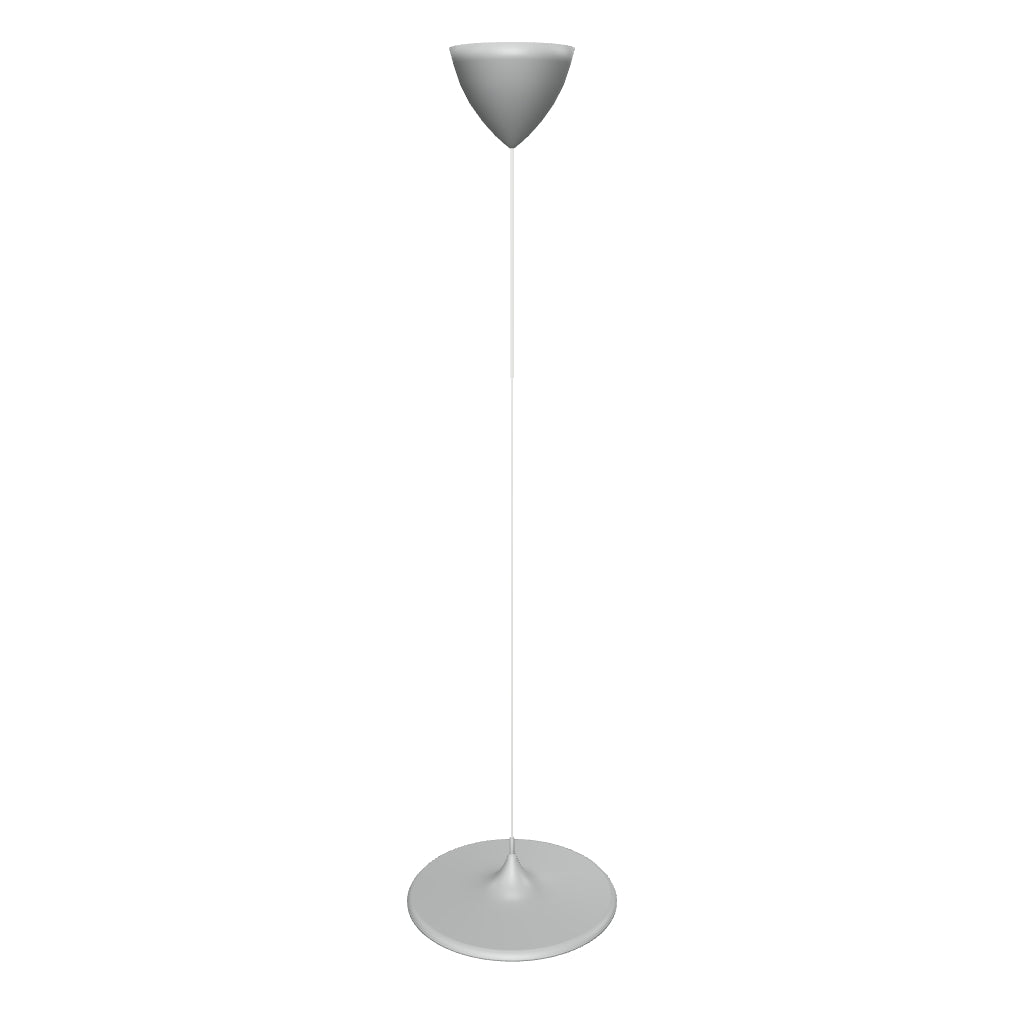 Vista 3D de CÚPULA, Ø 25 cm / Cinza