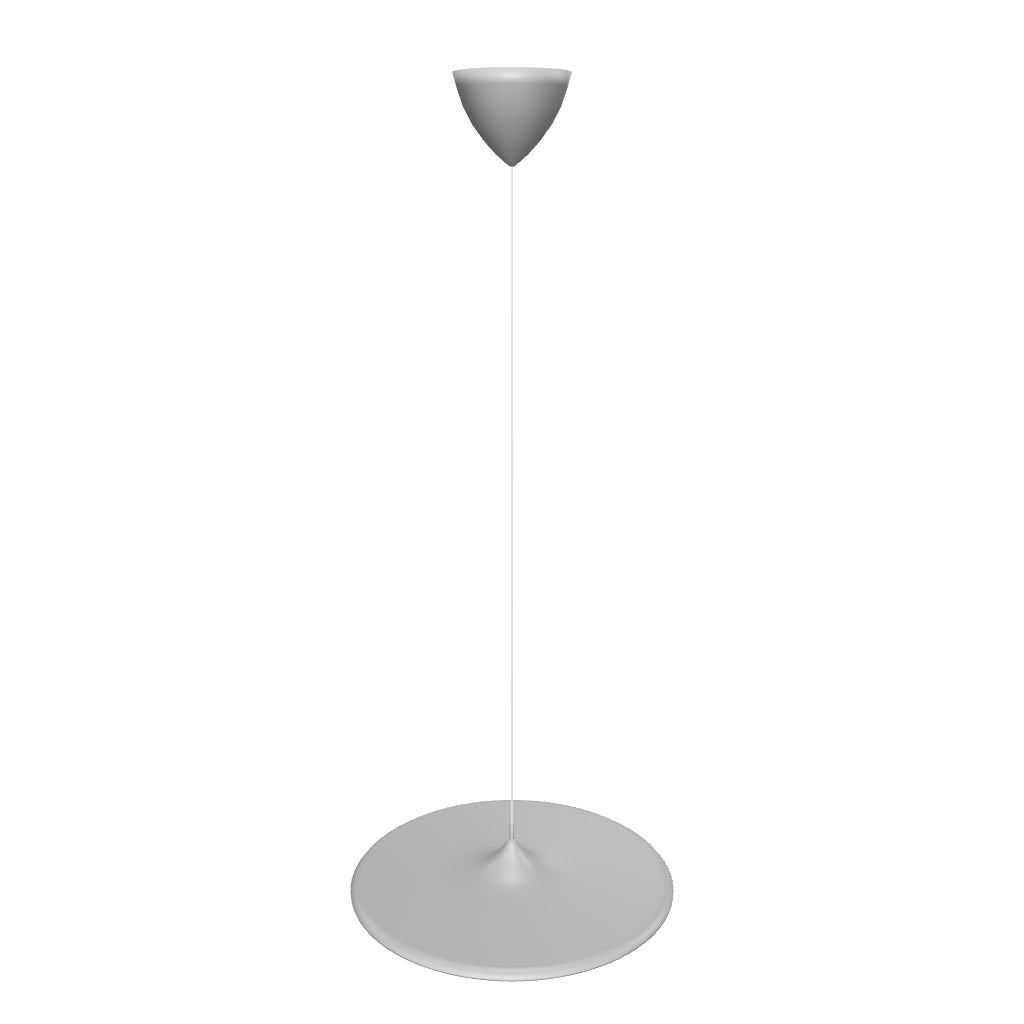 Vista 3D de CÚPULA, Ø 40 cm / Cinza