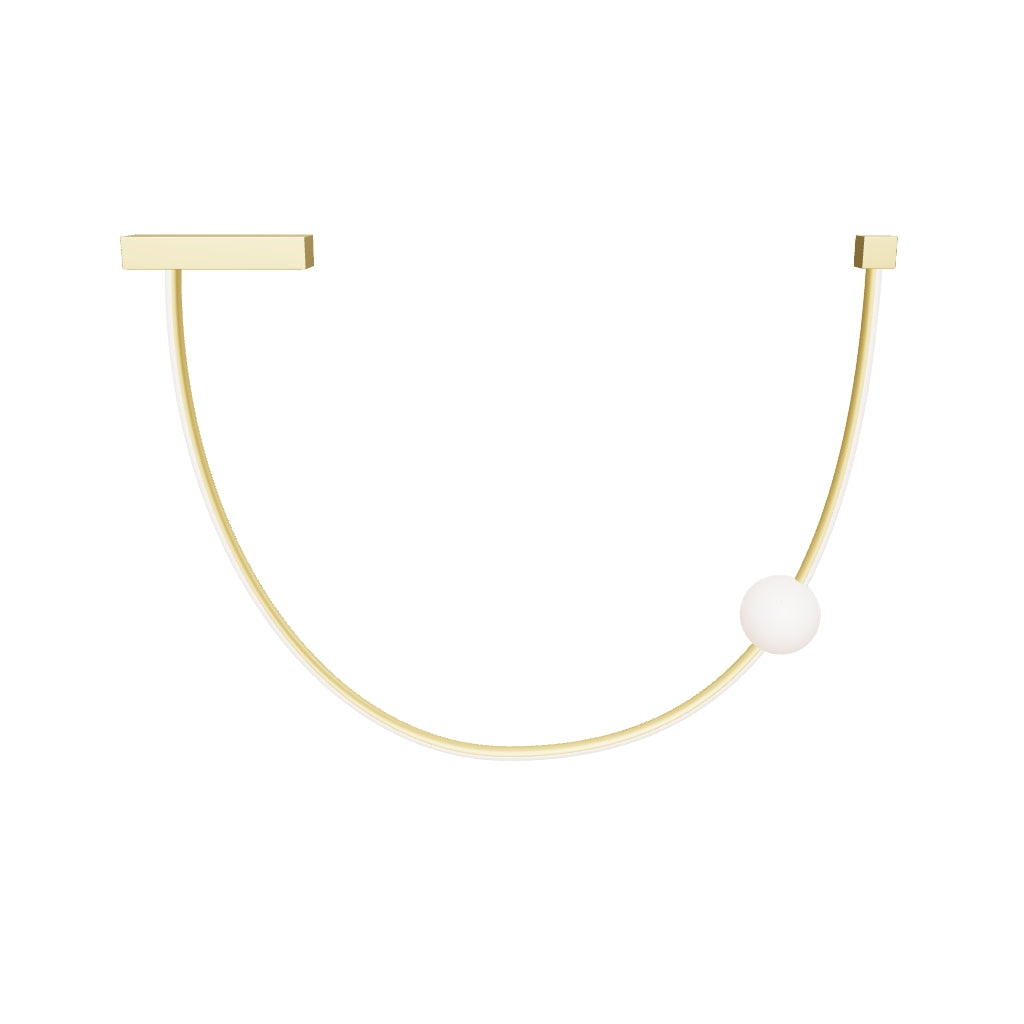 Vista 3D de ECLIPSE, Ouro · arco 100 cm