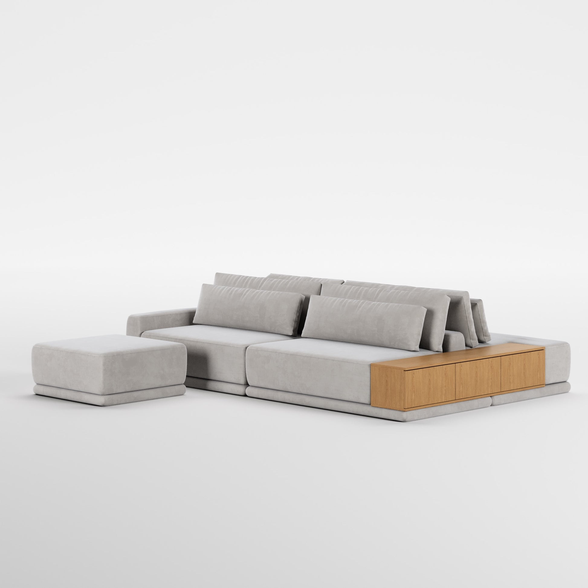 ISLET (Madeira Carvalho · Velvet Light Gray)