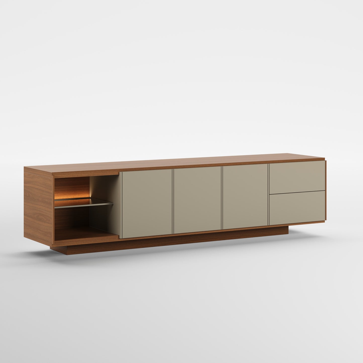 HORIZON WOOD (Lacado Duna · Madeira Nogueira)