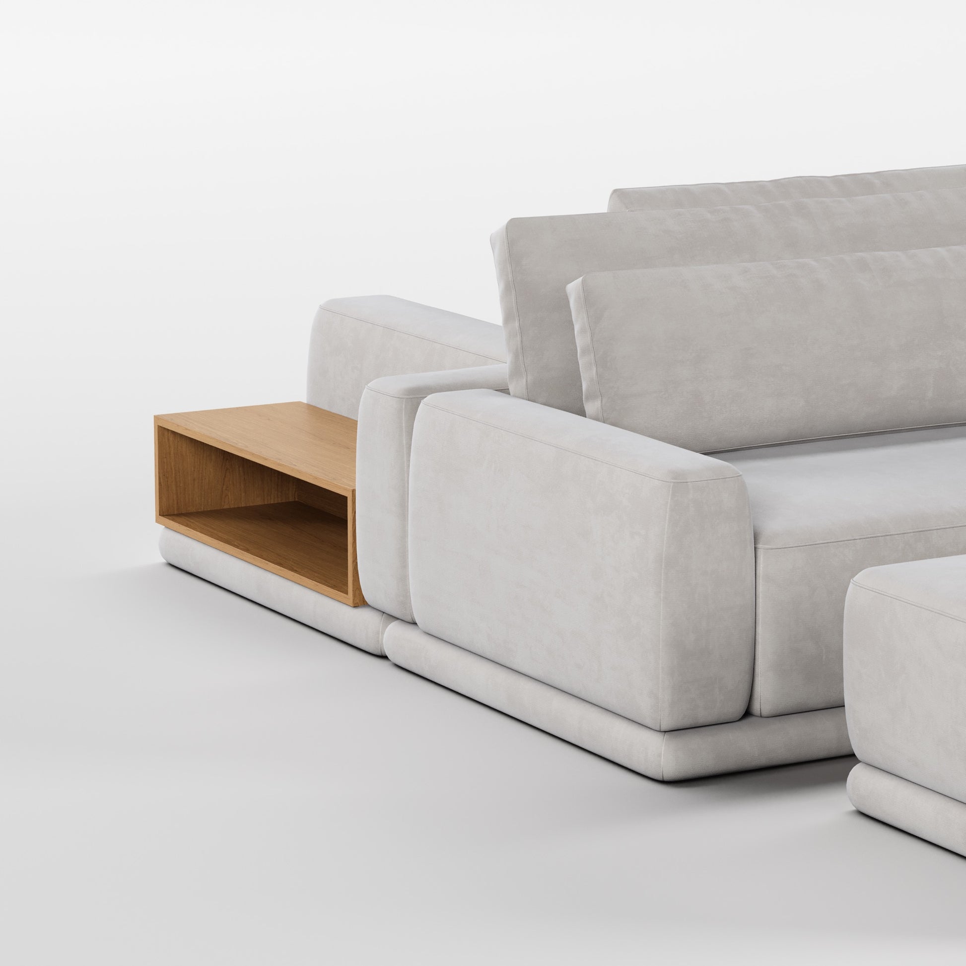 ISLET (Madeira Carvalho · Velvet Light Gray)