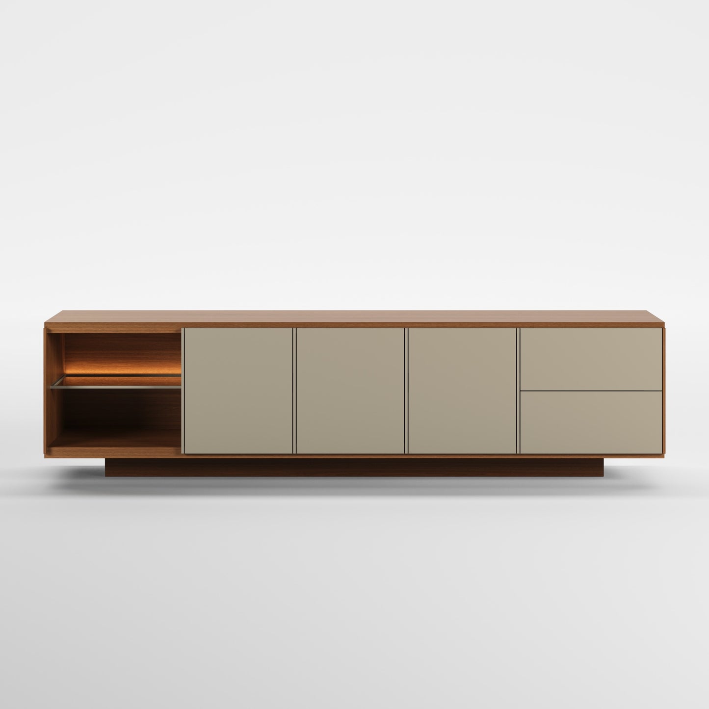 HORIZON WOOD (Lacado Duna · Madeira Nogueira)