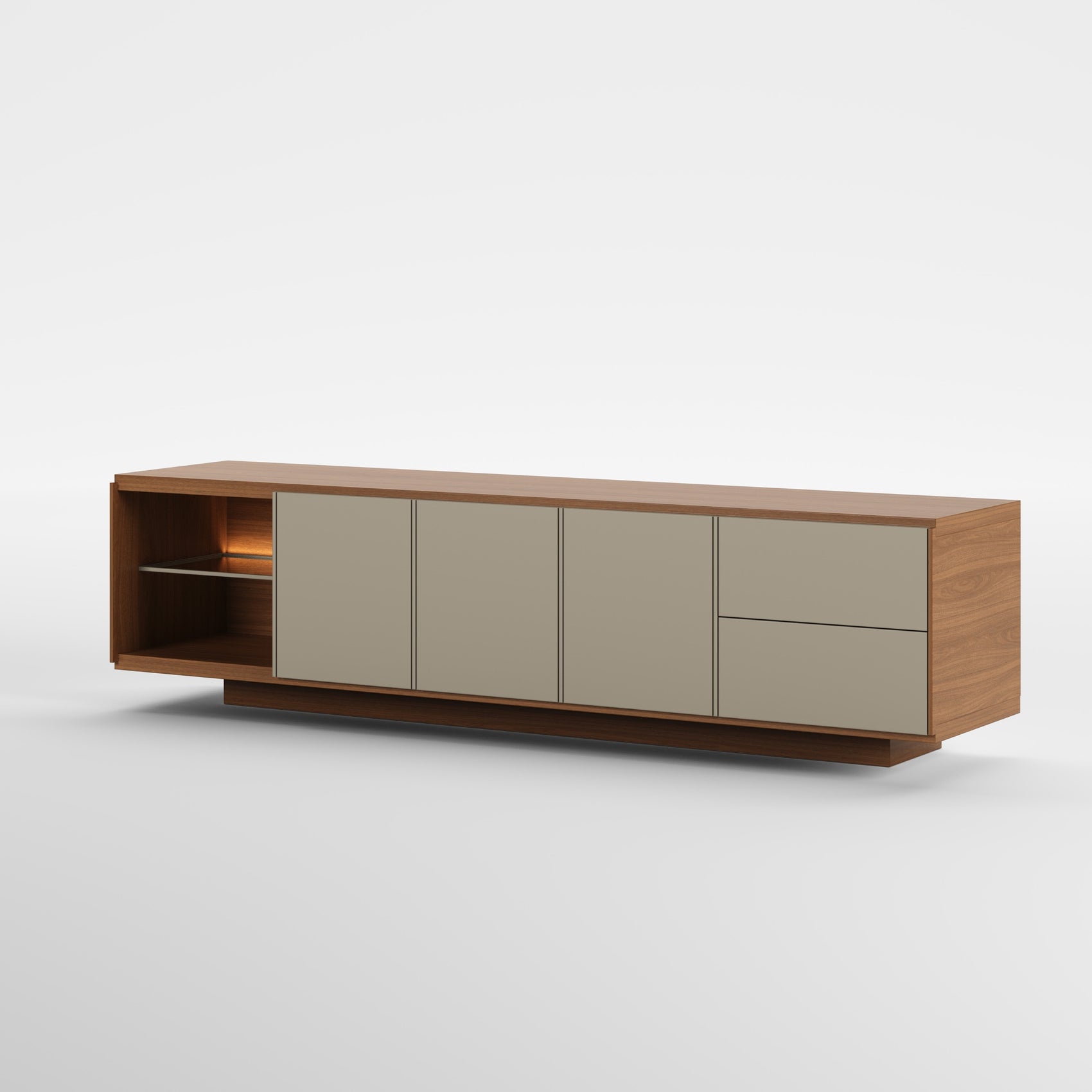 HORIZON WOOD (Lacado Duna · Madeira Nogueira)