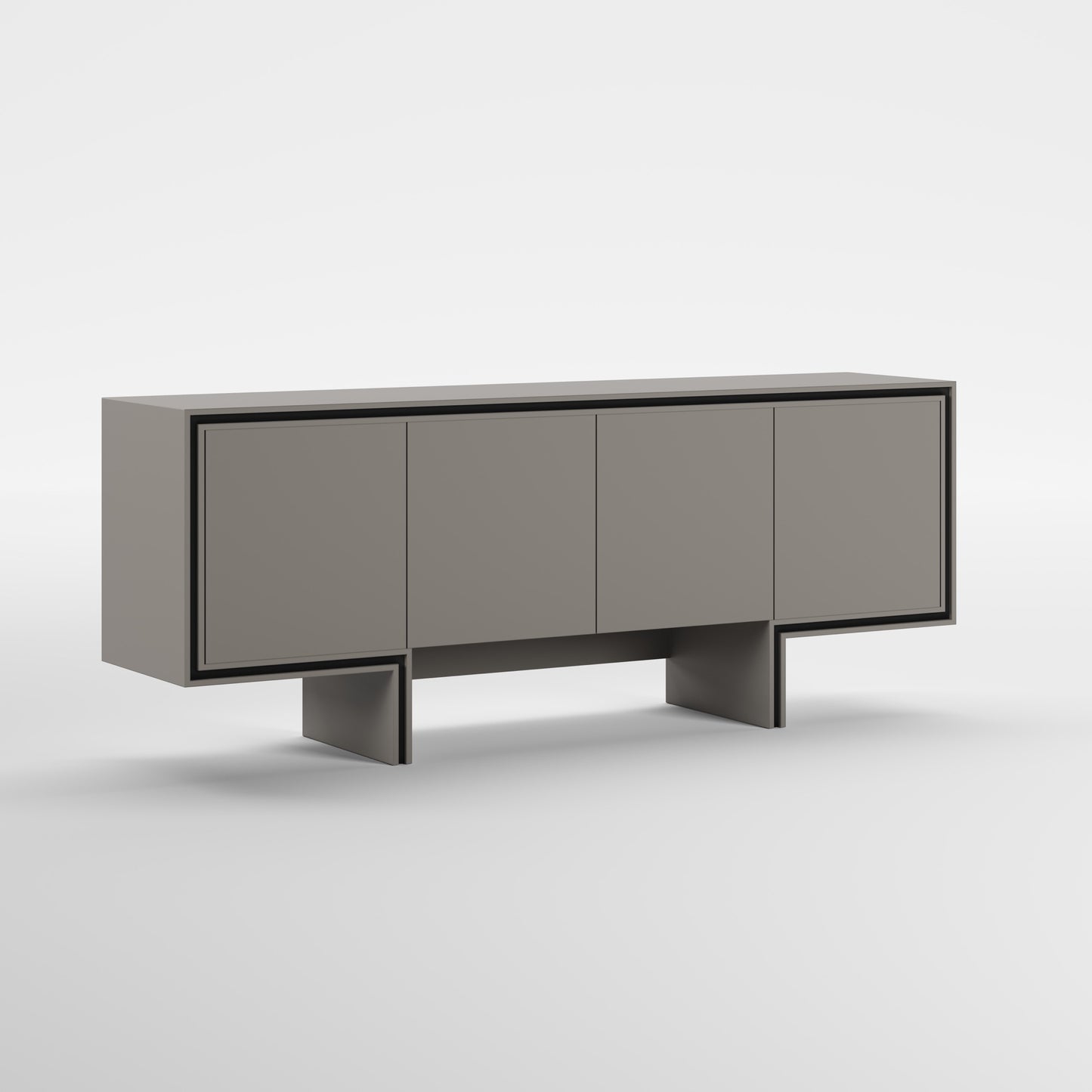 URBAN (Lacado Taupe · Preto Mate)