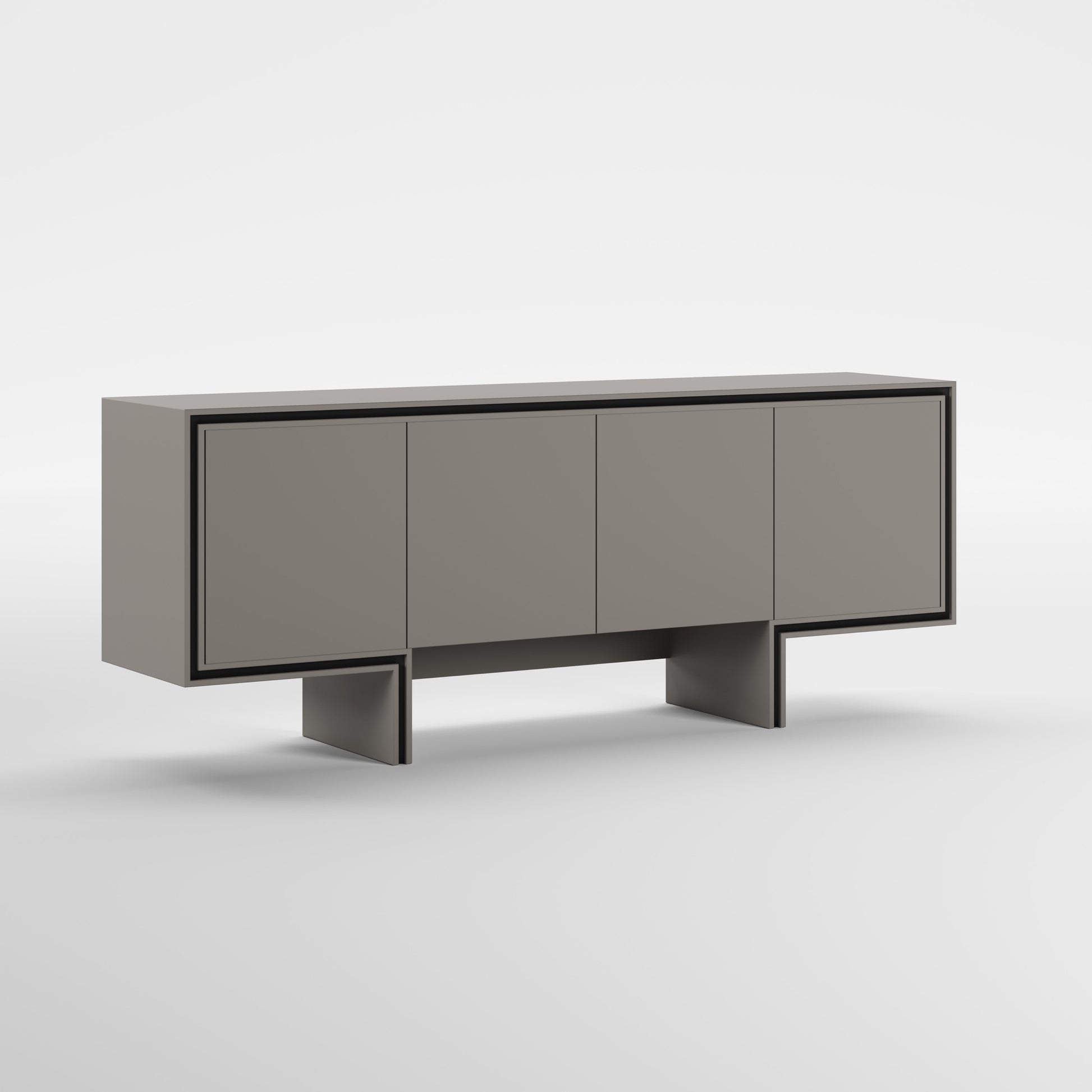 URBAN (Lacado Taupe · Preto Mate)