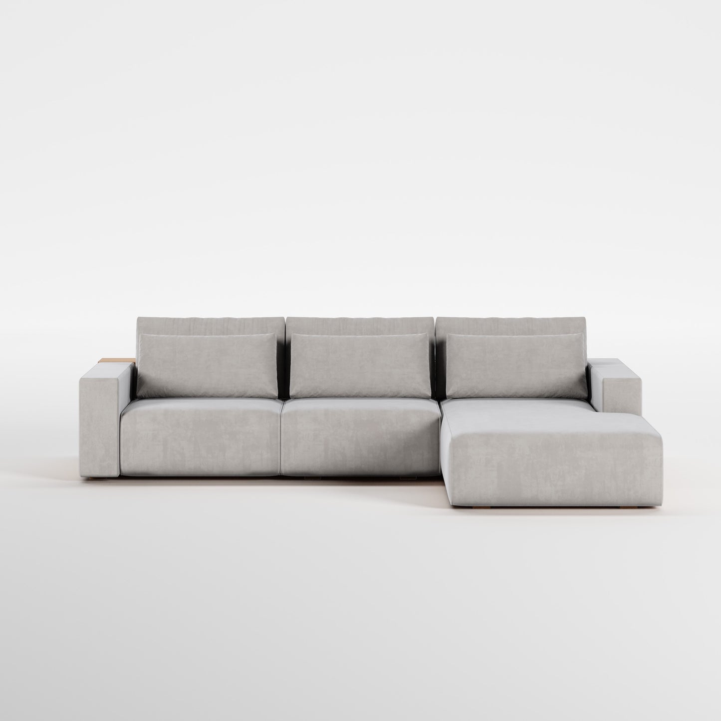 MADDOX (Madeira Carvalho · Velvet Light Gray)