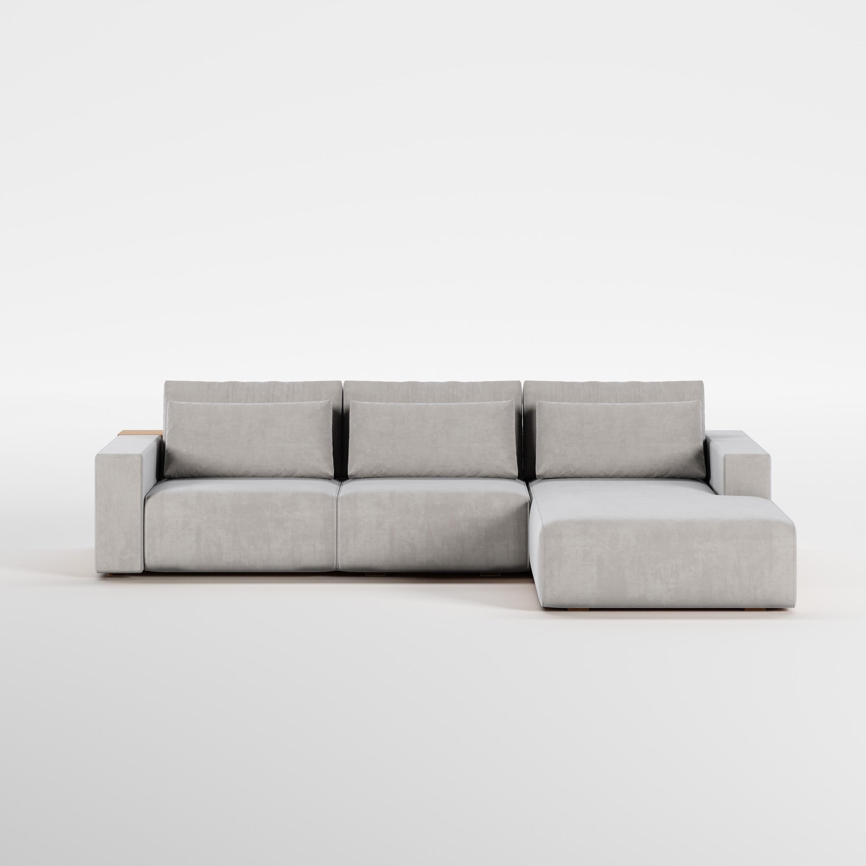 MADDOX (Madeira Carvalho · Velvet Light Gray)
