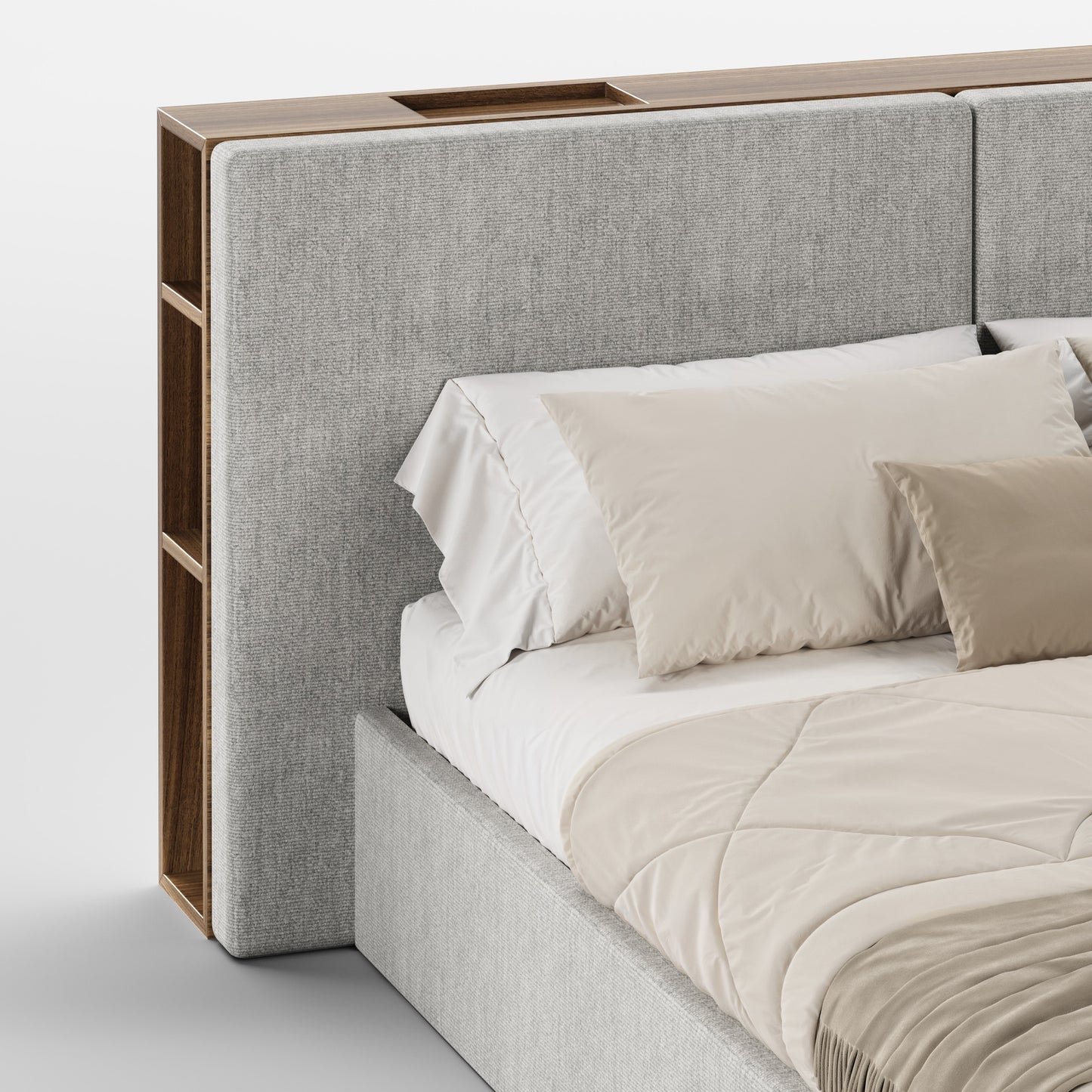 FRAME SOMMIER (Madeira Eucalipto Fumado · Sand)