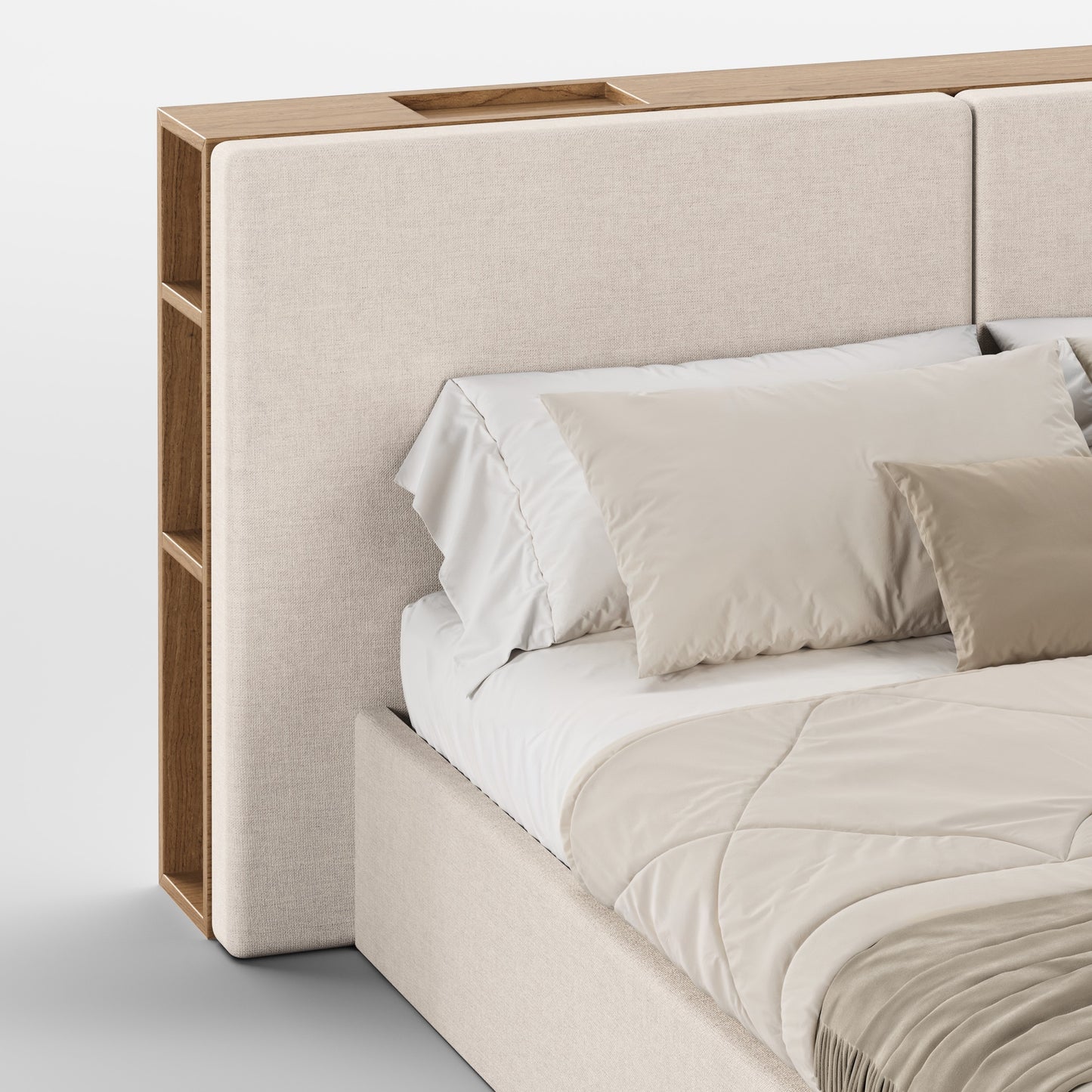 FRAME SOMMIER (Madeira Carvalho · Beige)
