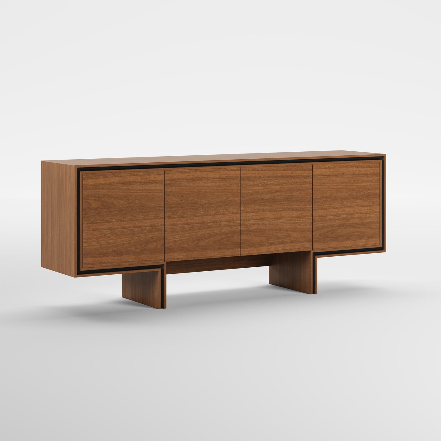 URBAN WOOD (Madeira Nogueira · Preto Mate)