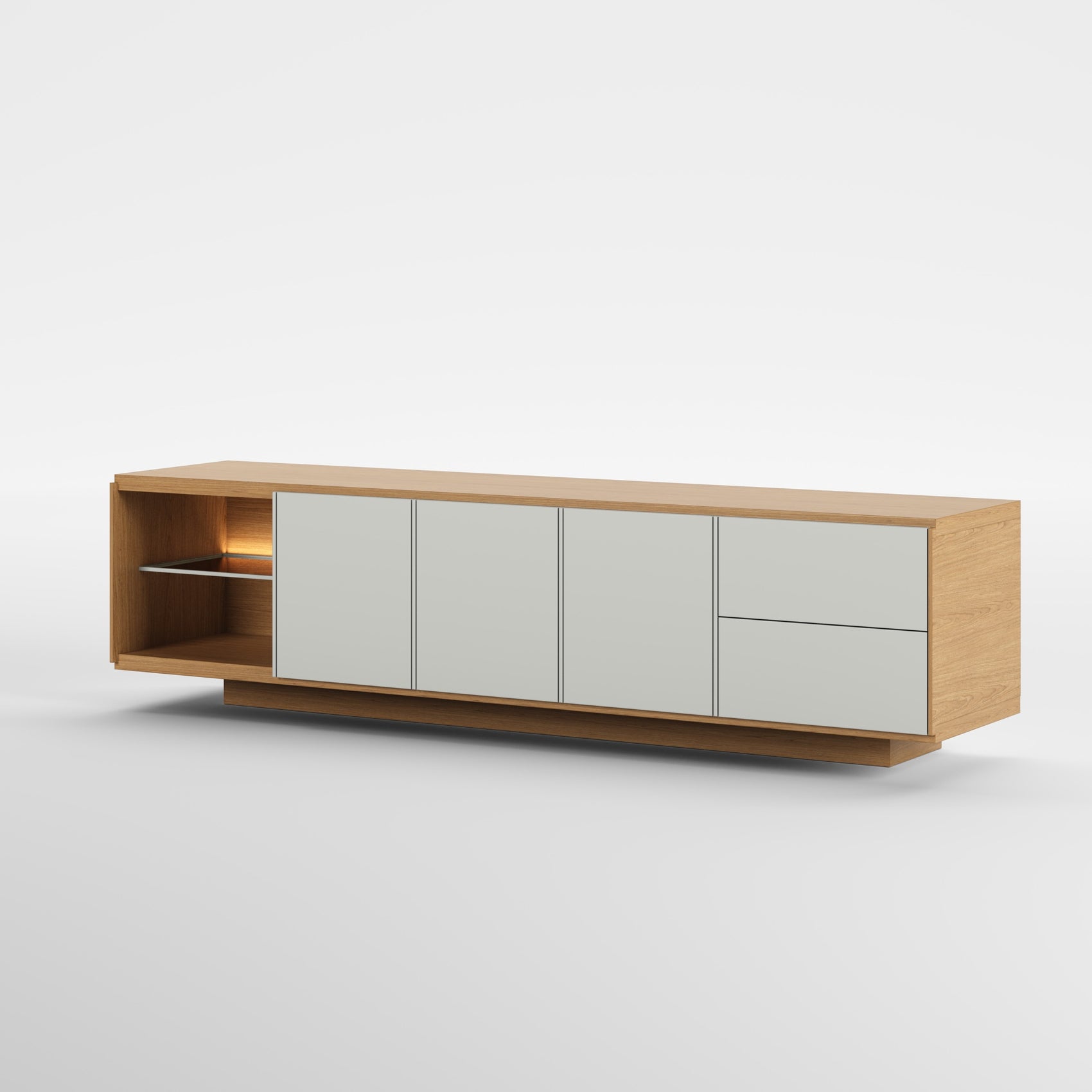 HORIZON WOOD (Lacado Sereno · Madeira Carvalho)