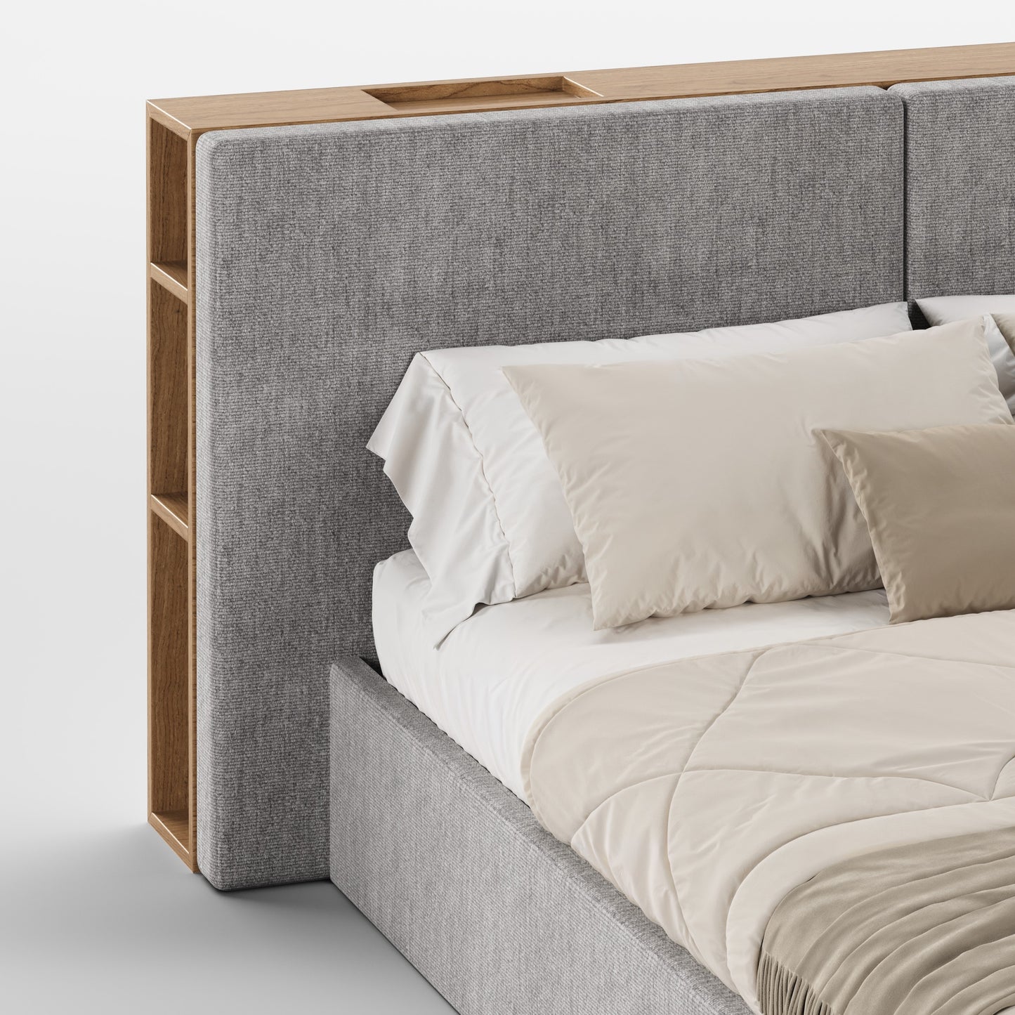 FRAME SOMMIER (Madeira Carvalho · Taupe)