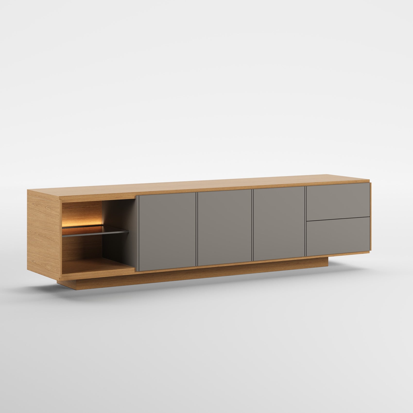 HORIZON WOOD (Lacado Taupe · Madeira Carvalho)