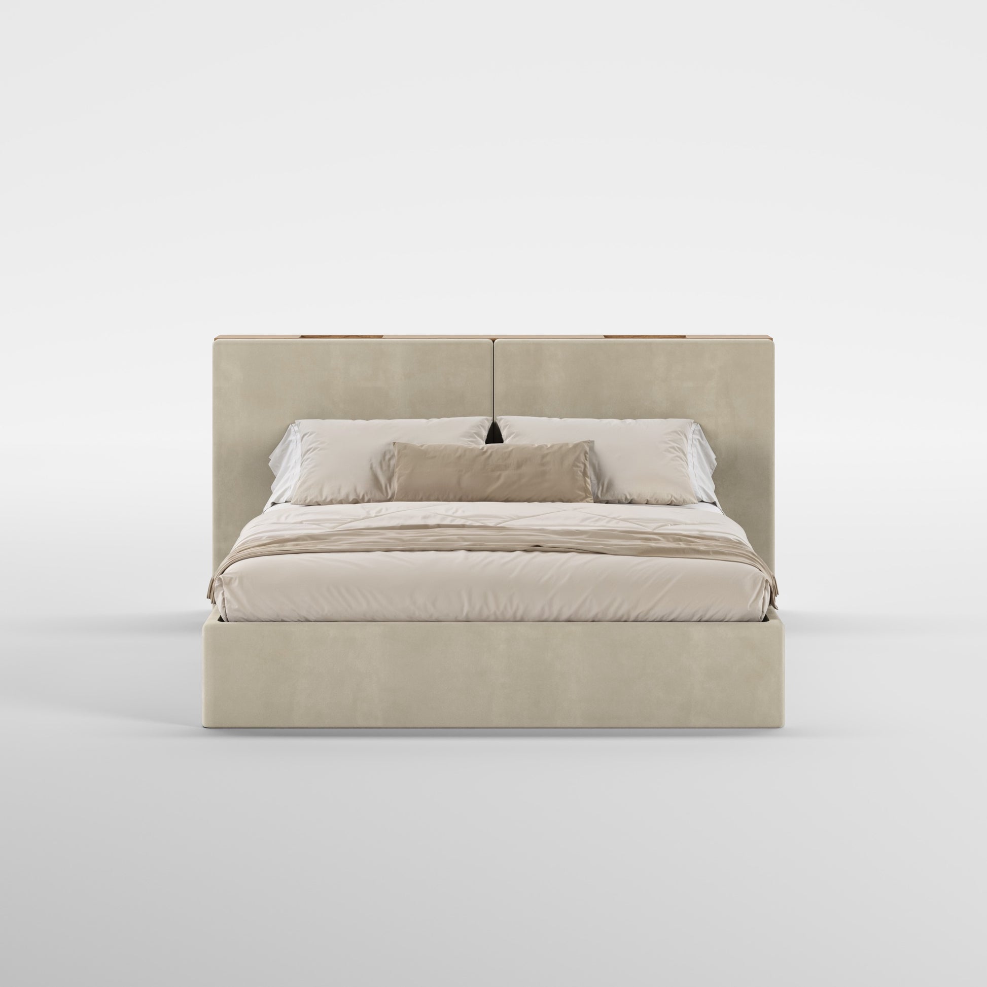 FRAME SOMMIER (Madeira Carvalho · Velvet Natural)