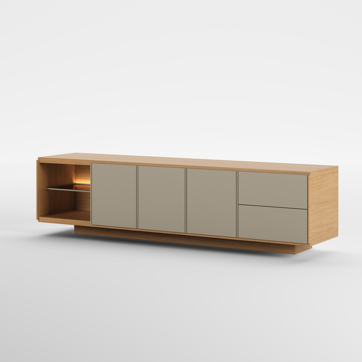 HORIZON WOOD (Lacado Duna · Madeira Carvalho)