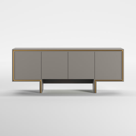 URBAN (Lacado Taupe · Dourado Escovado Mate)