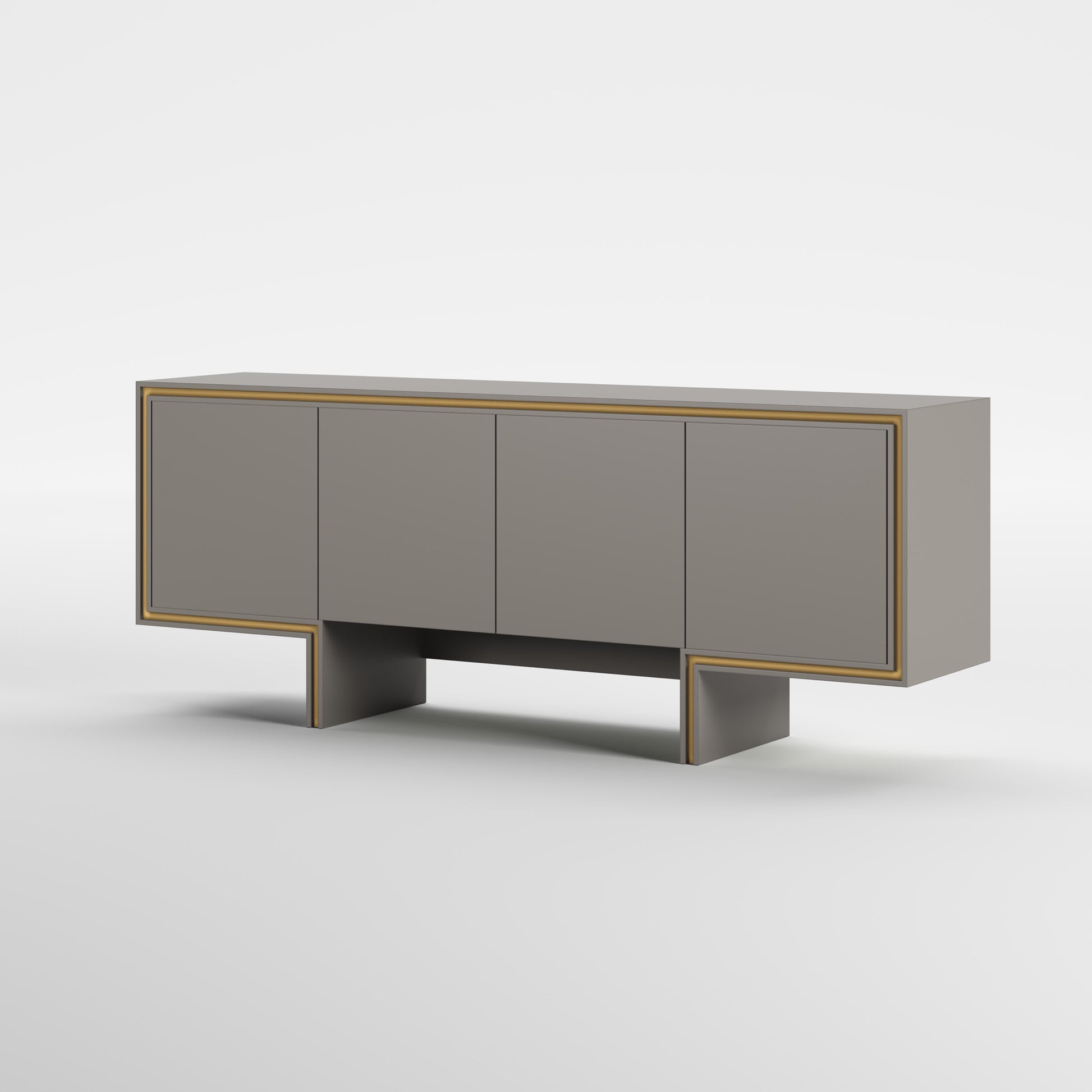 URBAN (Lacado Taupe · Dourado Escovado Mate)