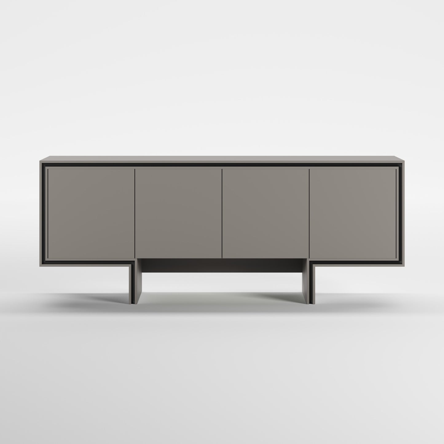URBAN (Lacado Taupe · Preto Mate)