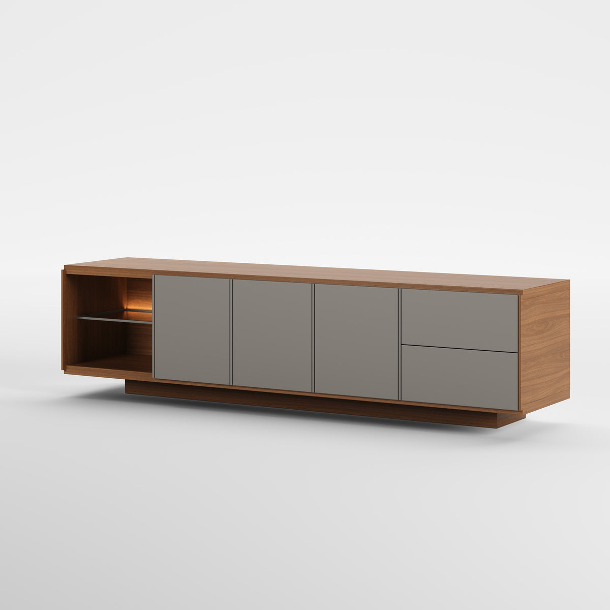 HORIZON WOOD (Lacado Taupe · Madeira Nogueira)