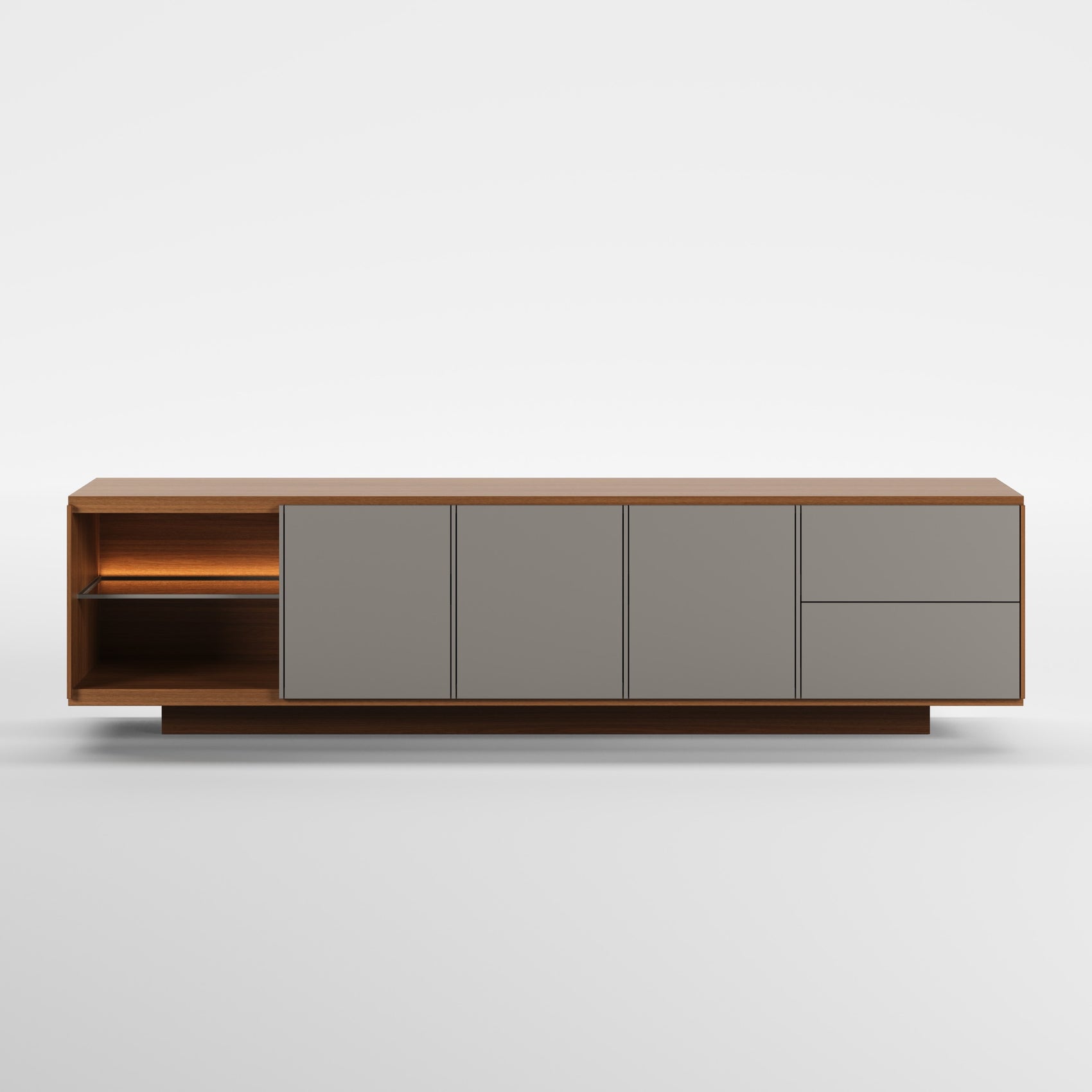 HORIZON WOOD (Lacado Taupe · Madeira Nogueira)