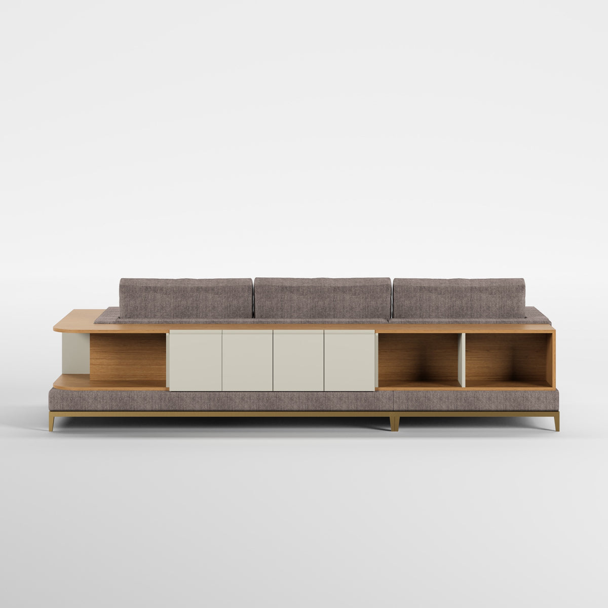 NOOK (Madeira Carvalho · Dourado Escovado Mate · Savana)
