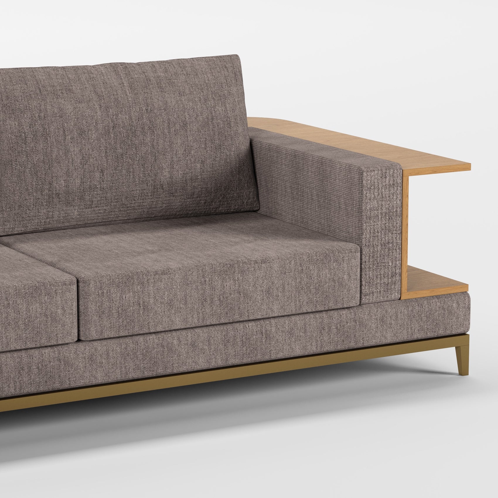 NOOK (Madeira Carvalho · Dourado Escovado Mate · Savana)