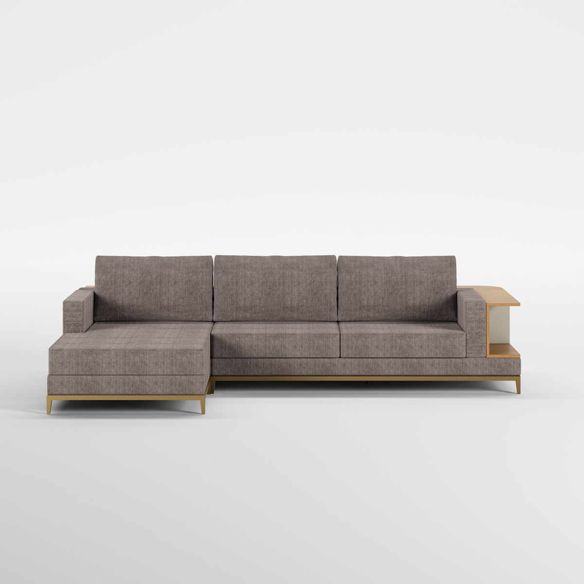 NOOK (Madeira Carvalho · Dourado Escovado Mate · Savana)
