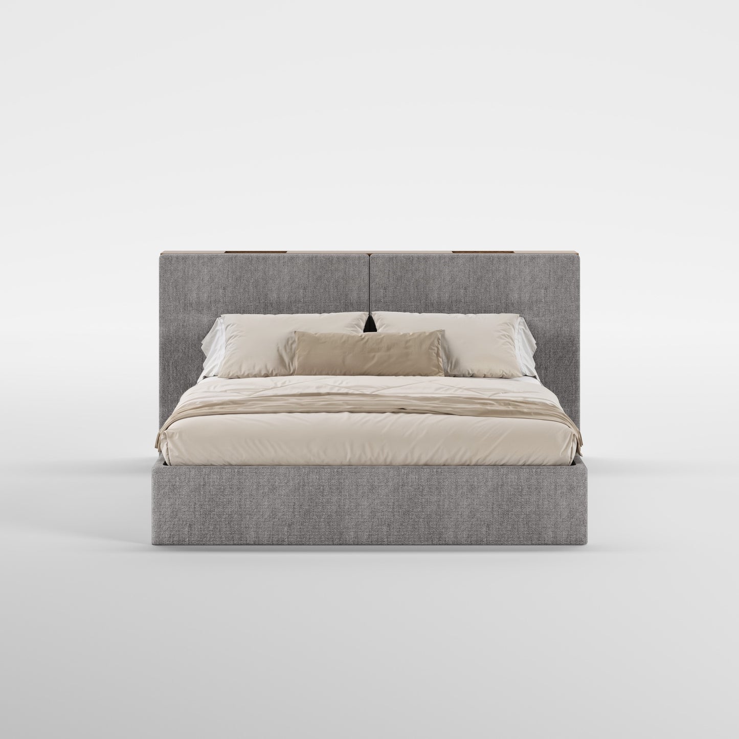 FRAME SOMMIER (Madeira Eucalipto Fumado · Taupe)