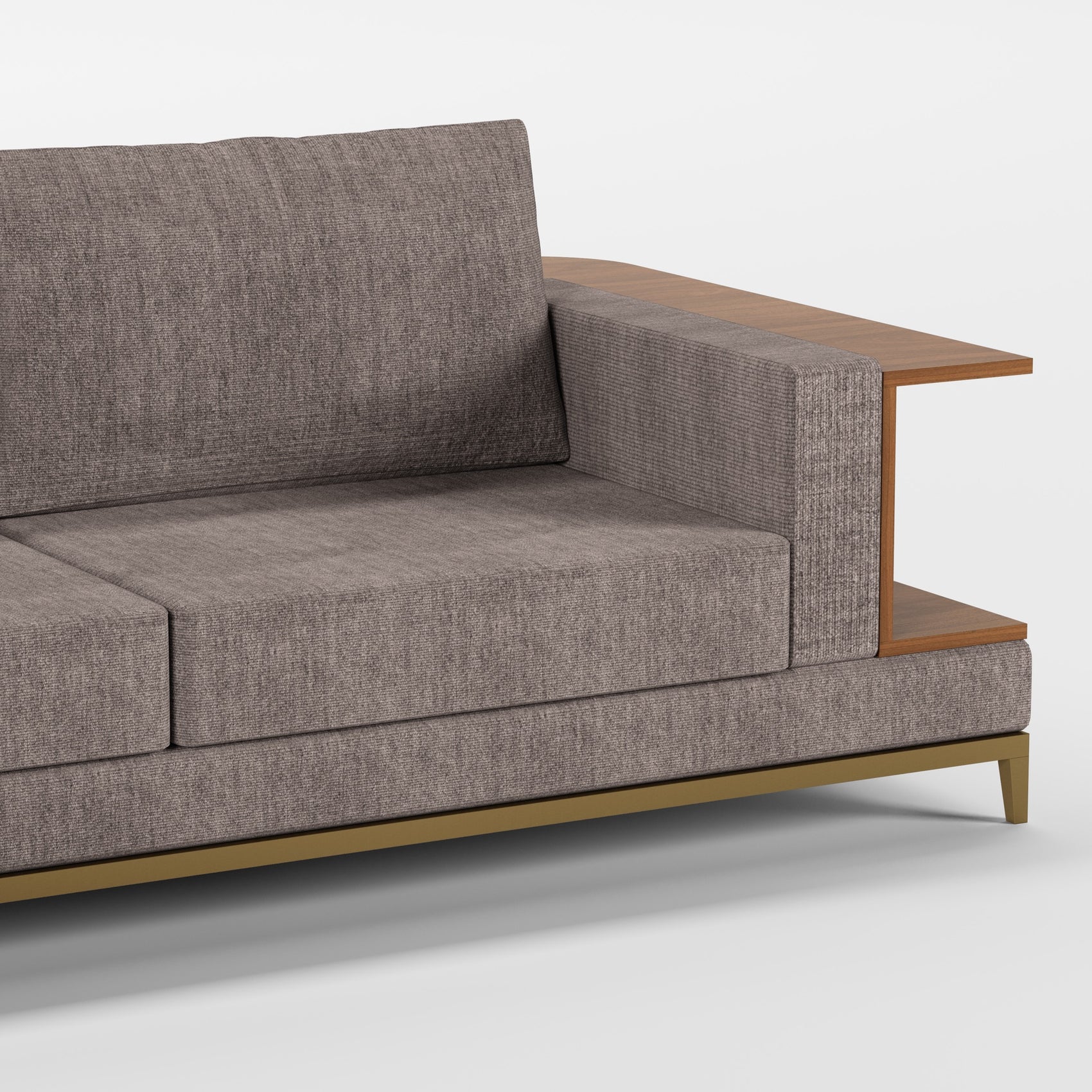 NOOK (Madeira Nogueira · Dourado Escovado Mate · Savana)