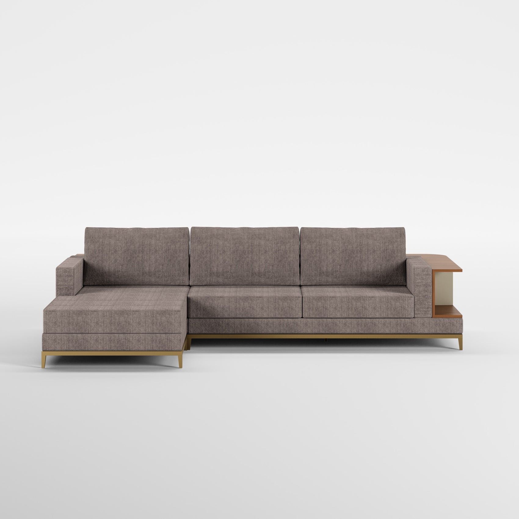 NOOK (Madeira Nogueira · Dourado Escovado Mate · Savana)