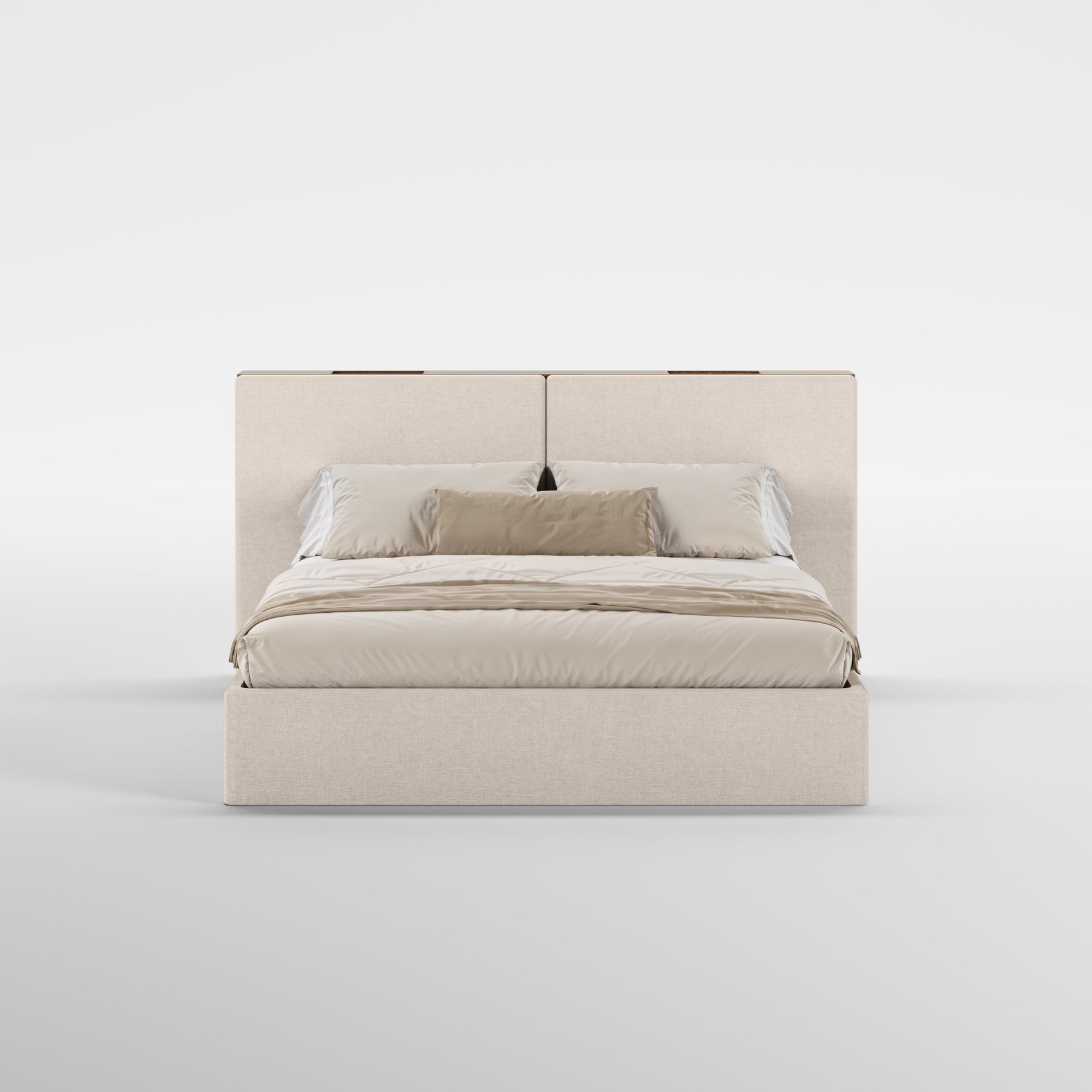 FRAME SOMMIER (Madeira Eucalipto Fumado · Beige)