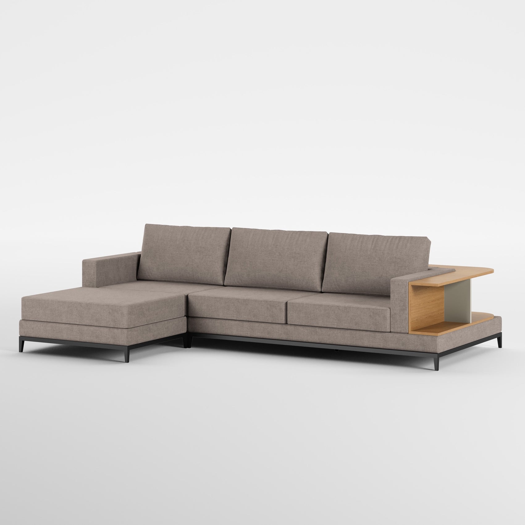 NOOK (Madeira Carvalho · Preto Mate · Ambar)
