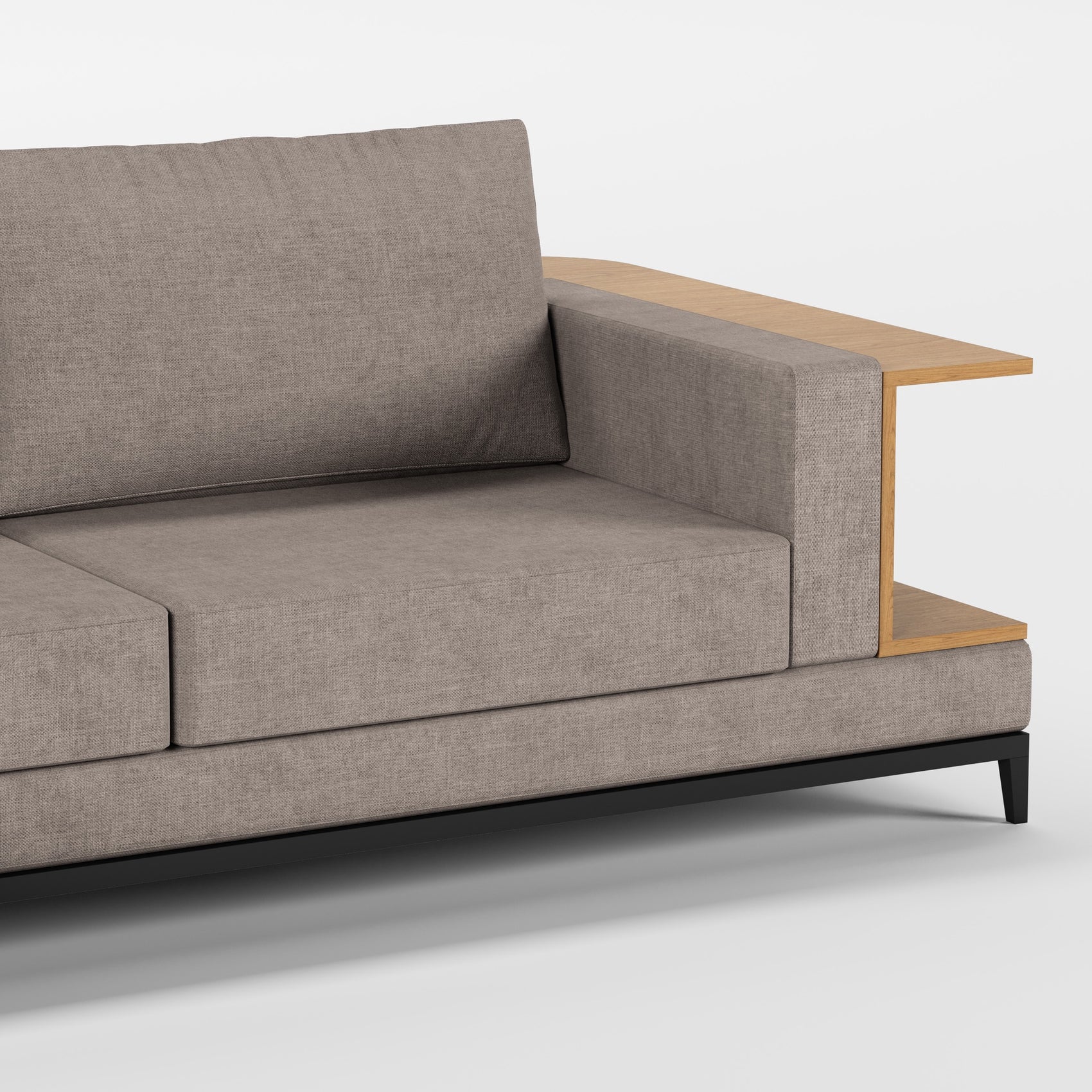 NOOK (Madeira Carvalho · Preto Mate · Ambar)