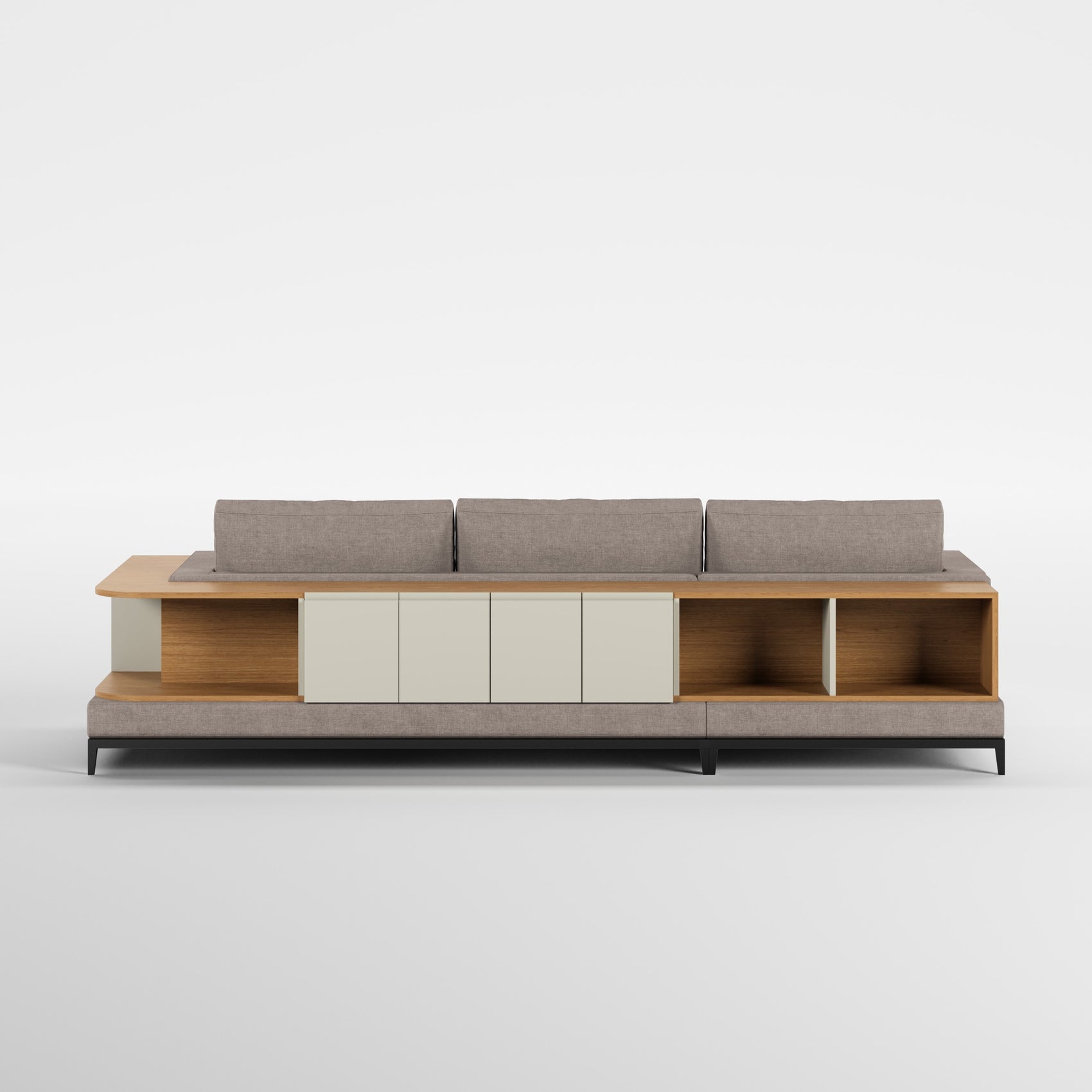 NOOK (Madeira Carvalho · Preto Mate · Ambar)