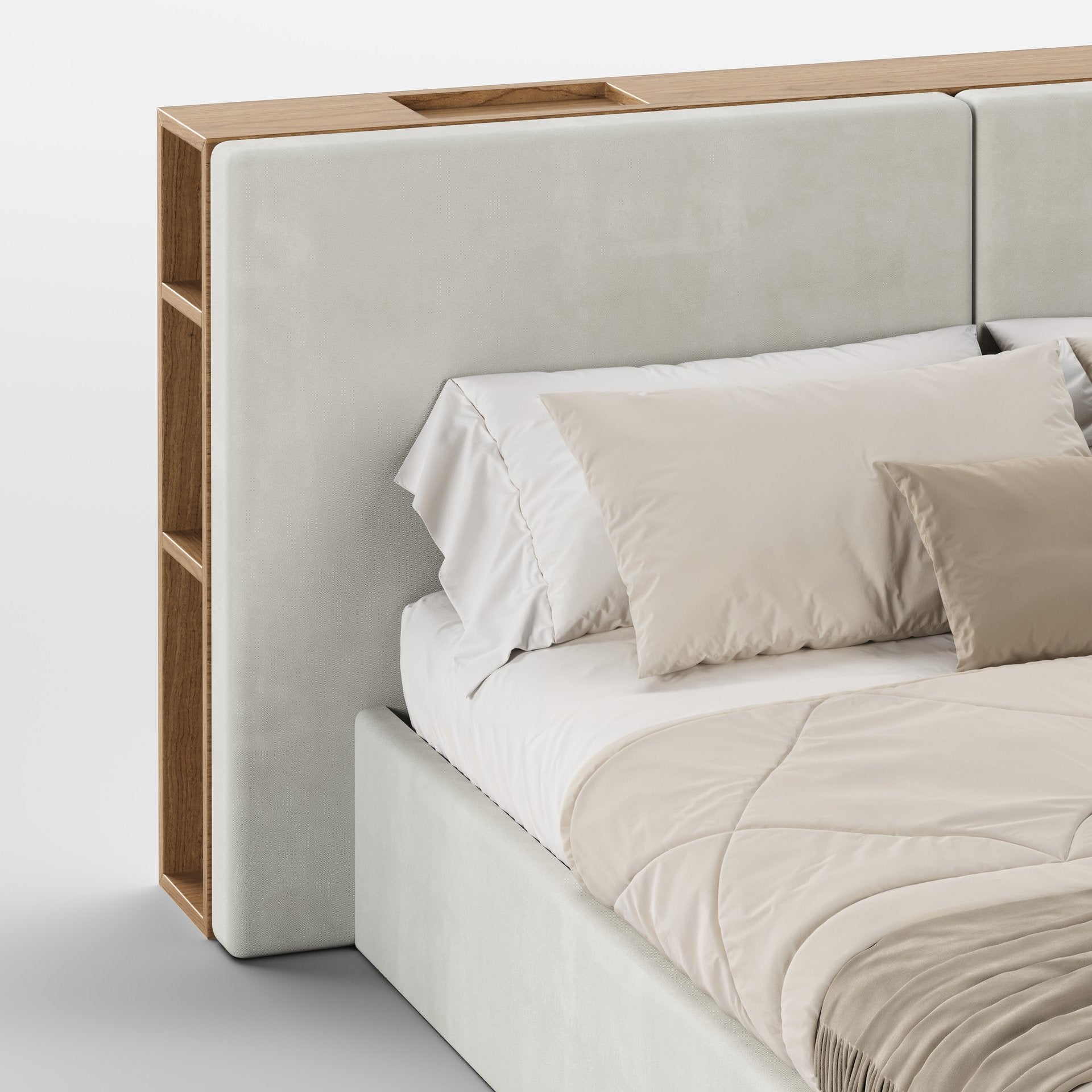 FRAME SOMMIER (Madeira Carvalho · Velvet Mid Gray)