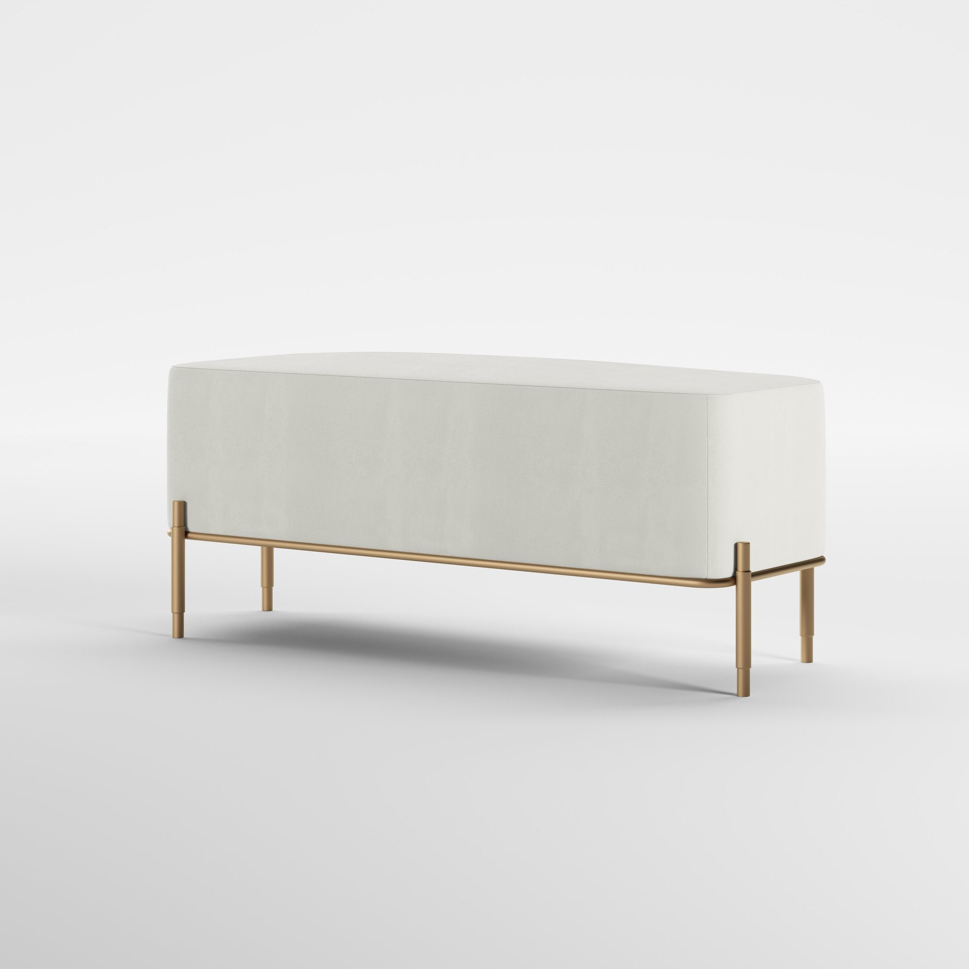 EDEN (Dourado Escovado Mate · Velvet Mid Gray)