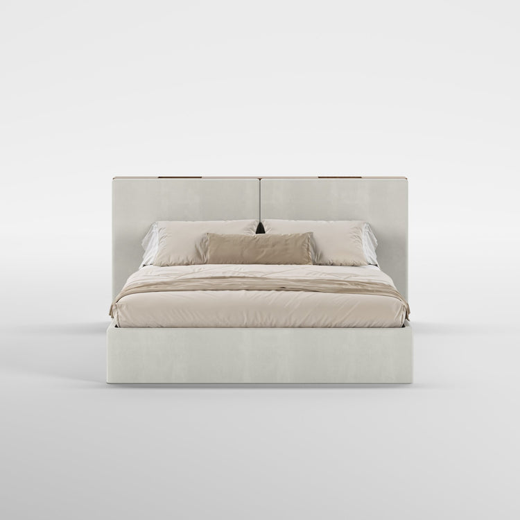 FRAME SOMMIER (Madeira Eucalipto Fumado · Velvet Mid Gray)