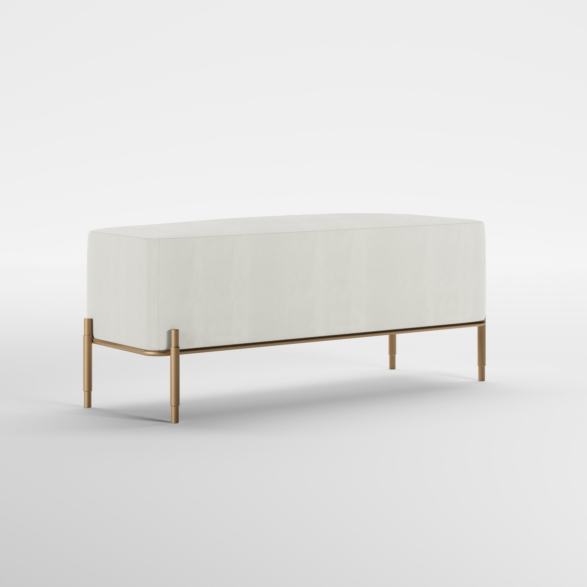 EDEN (Dourado Escovado Mate · Velvet Mid Gray)